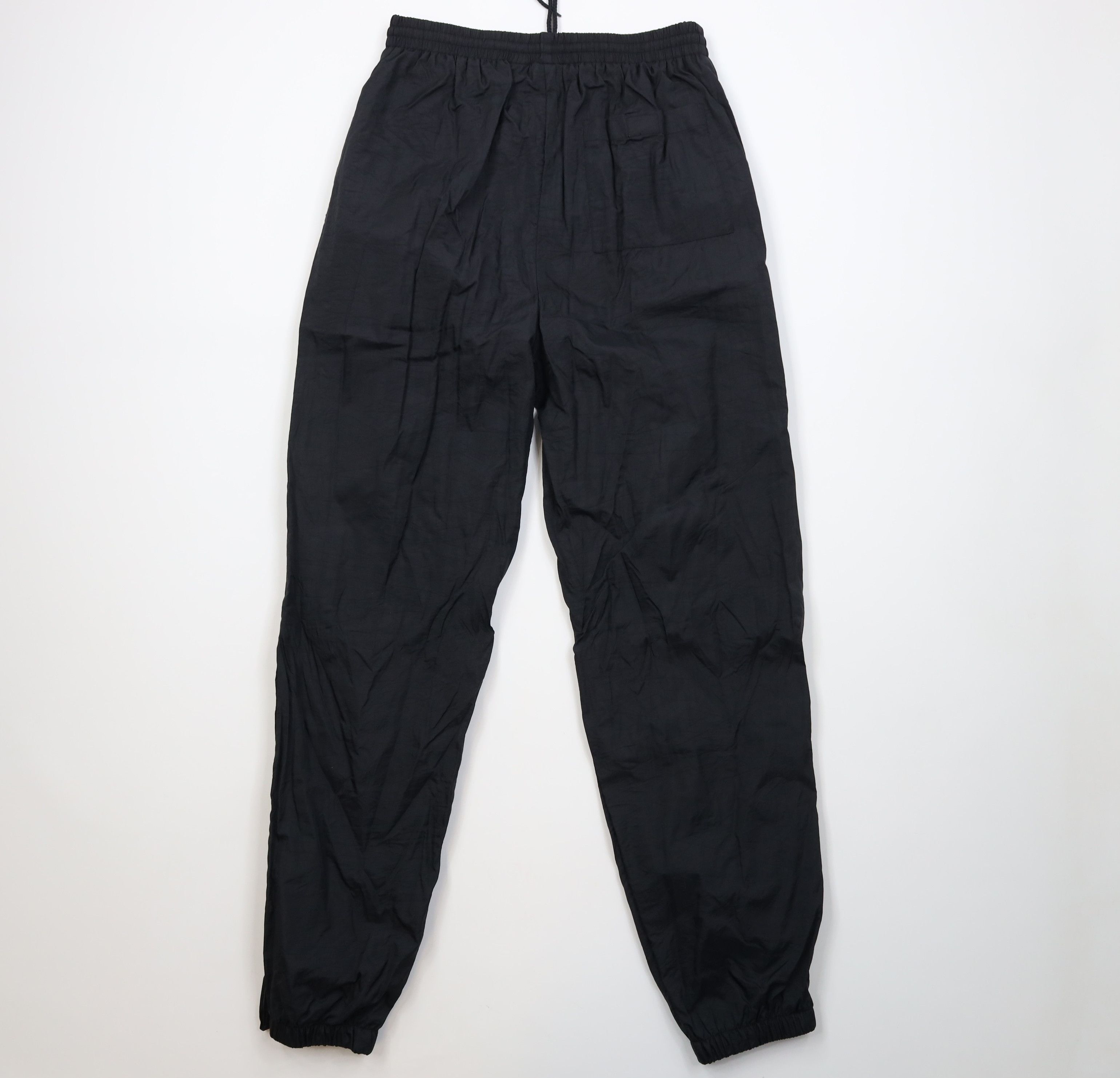 Vintage Vintage 90s Streetwear Lined Windbreaker Joggers Pants Black Size US 34 / EU 50 - 9 Thumbnail