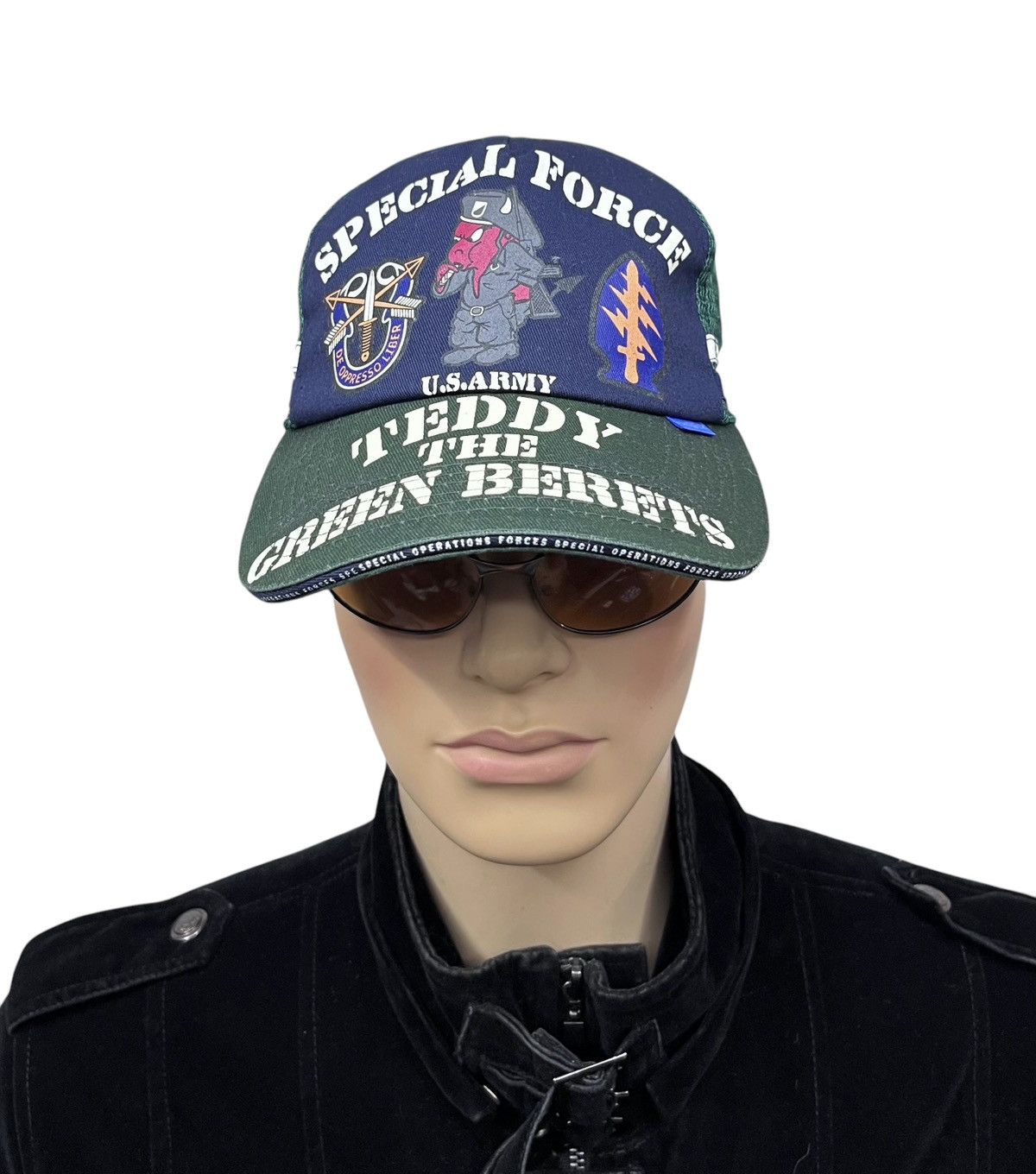 Tedman 🔥Vintage TEDMAN ARMY SPECIAL FORCE Hybrid Trucker Snapback Size ONE SIZE - 1 Thumbnail