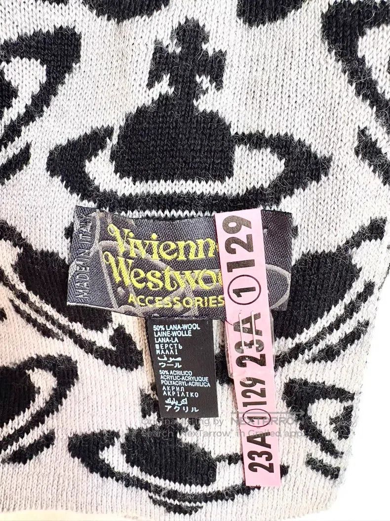 Vivienne Westwood Vivienne Westwood Vintage Black and White Two-Sided Saturn Size ONE SIZE - 3 Thumbnail