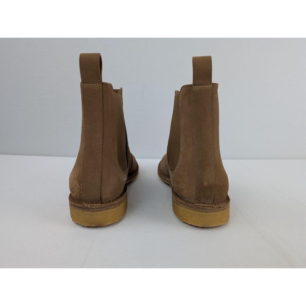 Bottega Veneta o1rshd1 Suede Chelsea Boots in Light Brown Size US 8 / EU 41 - 10 Thumbnail