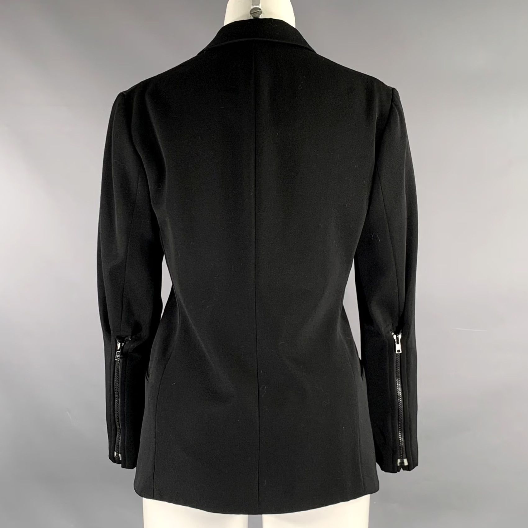 Yohji Yamamoto Y's by YOHJI YAMAMOTO Wool Blazer Jacket Black Size S Women Size S / US 4 / IT 40 - 4 Thumbnail