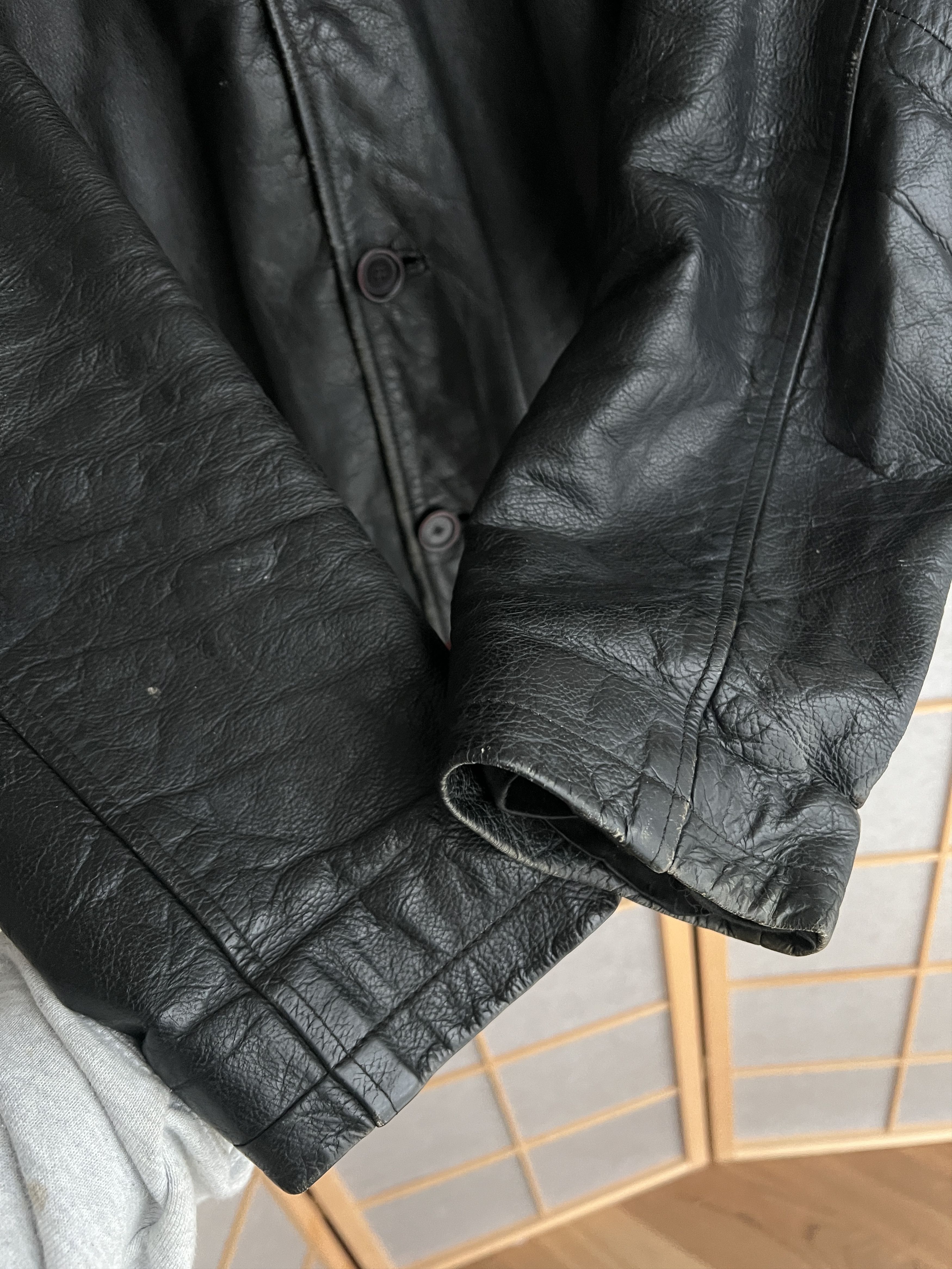 If Six Was Nine 14th Addiction Yohji Yamamoto style leather jacket LGB Boxy Size US L / EU 52-54 / 3 - 14 Thumbnail