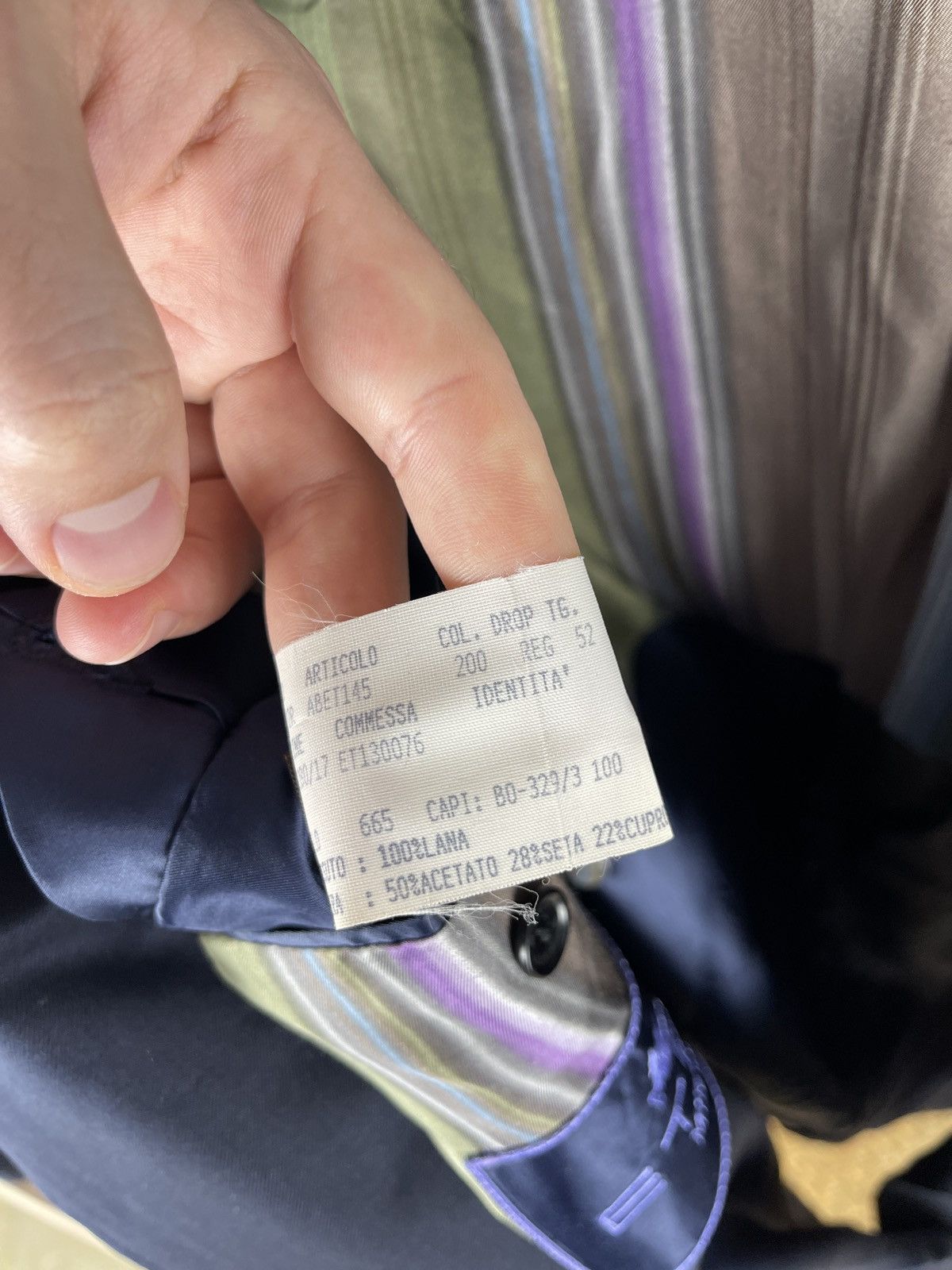 Etro ETRO Milano Wool Suit size 42R US / 52 EU Size 42R - 15 Thumbnail