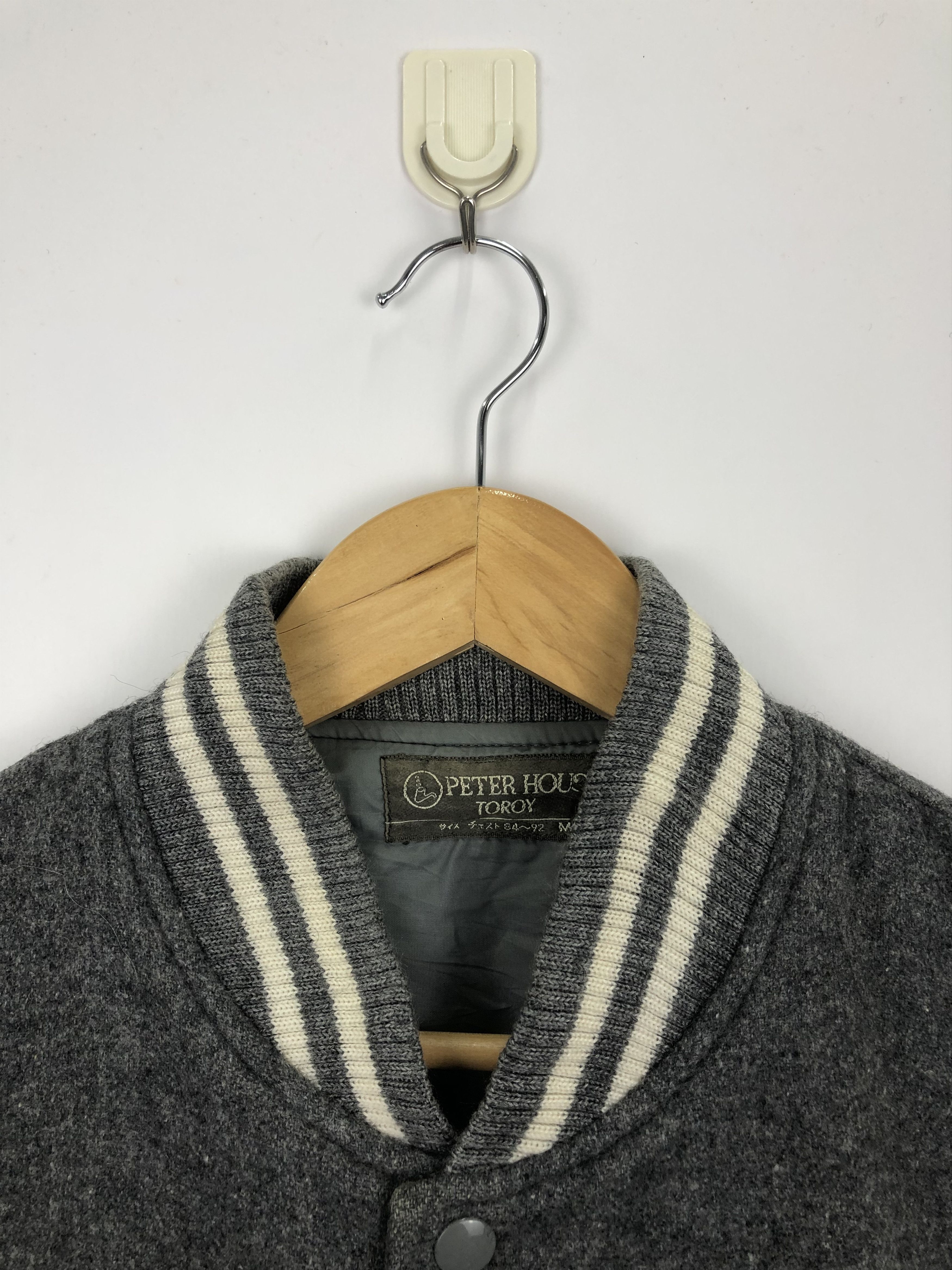 Japanese Brand Vintage 80s Troy Bros Wool Varsity Jacket V0441 Size US M / EU 48-50 / 2 - 7 Thumbnail