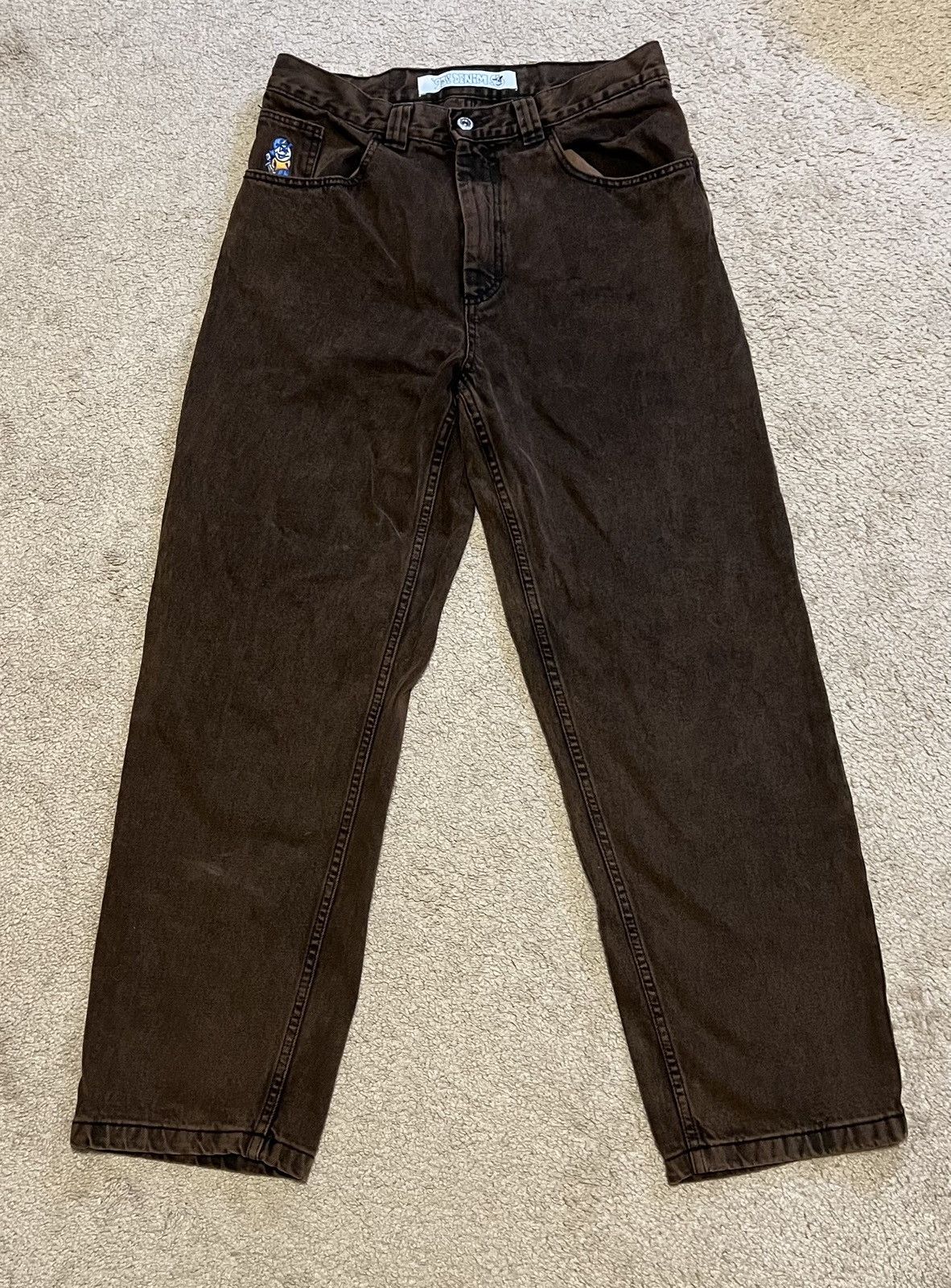 image of Polar Skate Co Polar 93 Denim in Brown, Men's (Size 30)