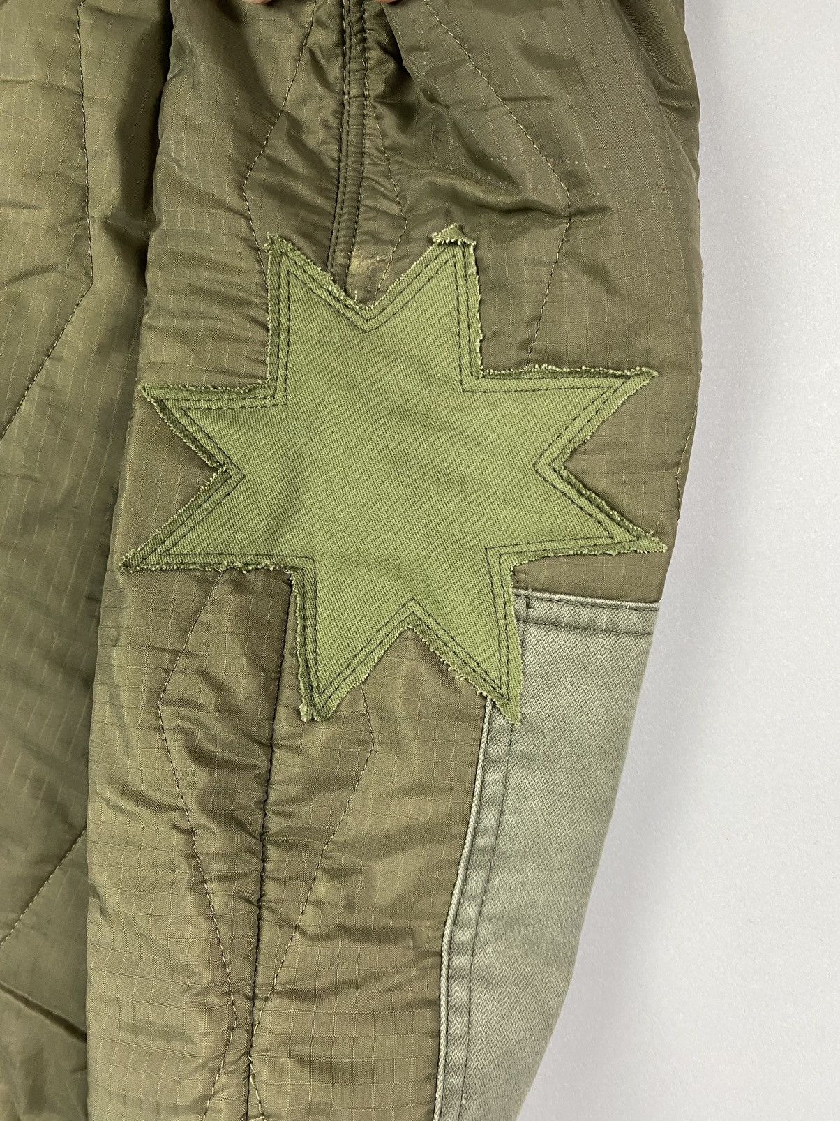 Vintage Upcycled Military Jacket Tote Bag - handmade Size ONE SIZE - 4 Thumbnail