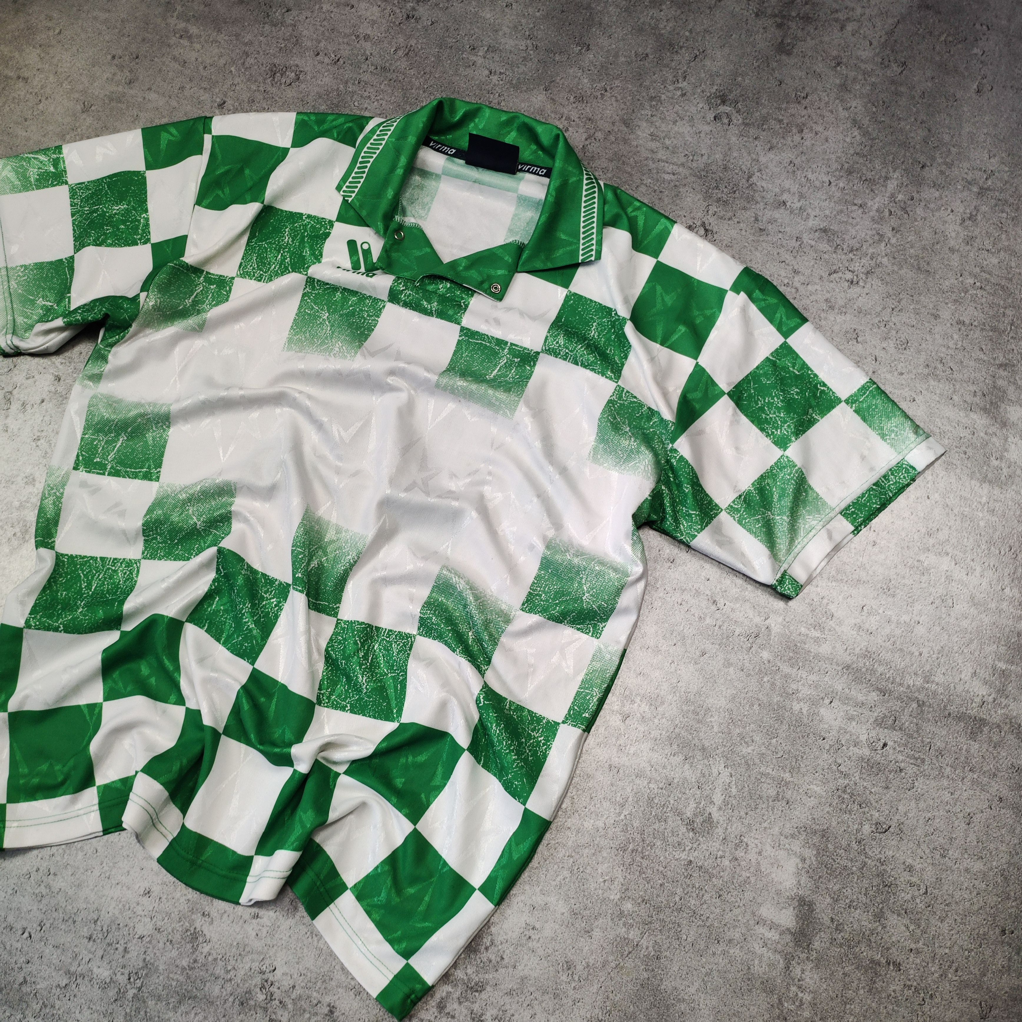 Vintage Vintage RARE 90s Avant Garde Football Longsleeve Jersey Size US XL / EU 56 / 4 - 2 Thumbnail