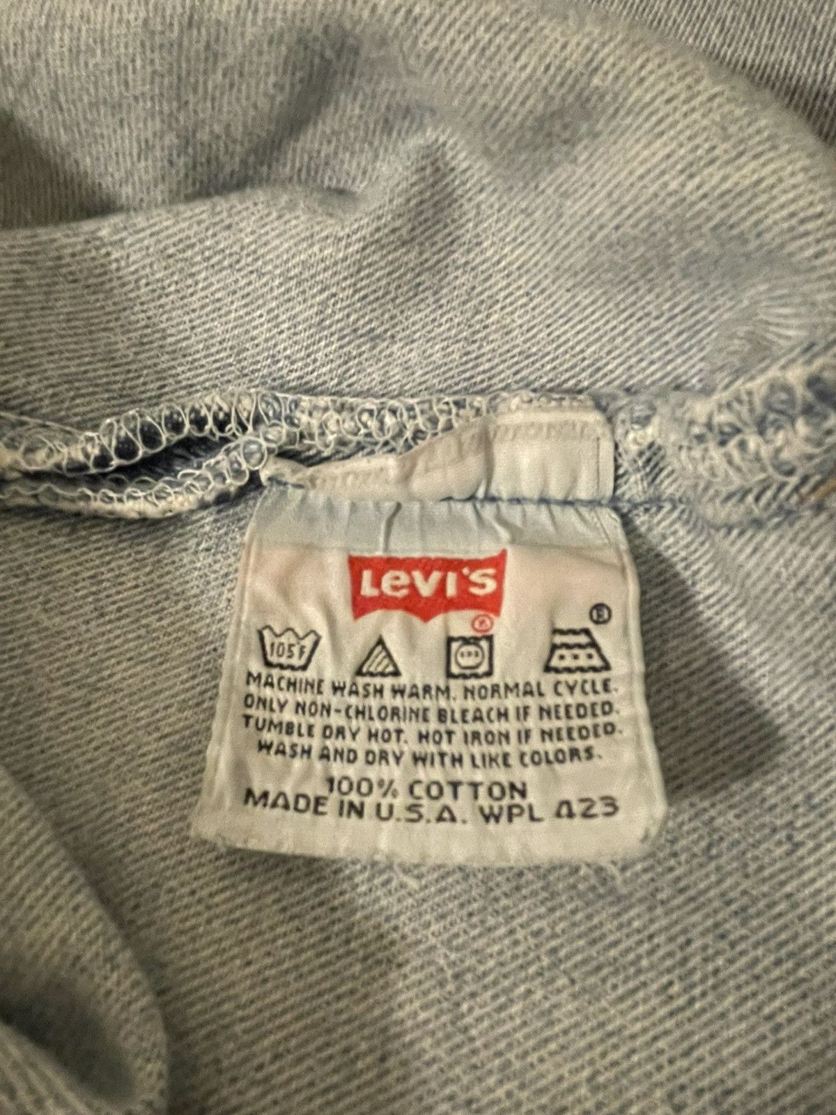Levi's 90s 501s light wash Size US 34 / EU 50 - 5 Thumbnail