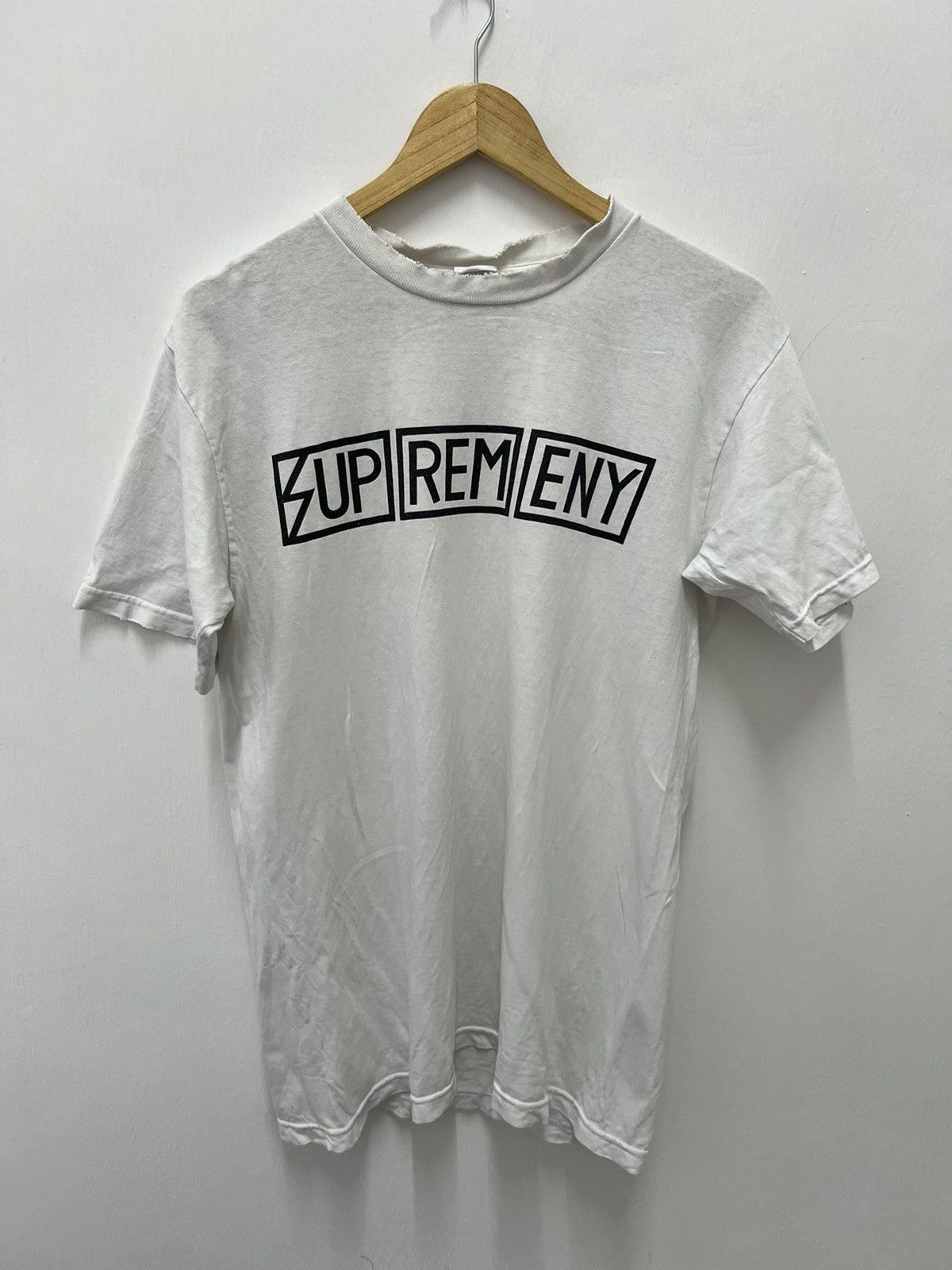 Supreme × Vintage Vintage Distressed Supreme NY shirt Size US M / EU 48-50 / 2 - 1 Thumbnail