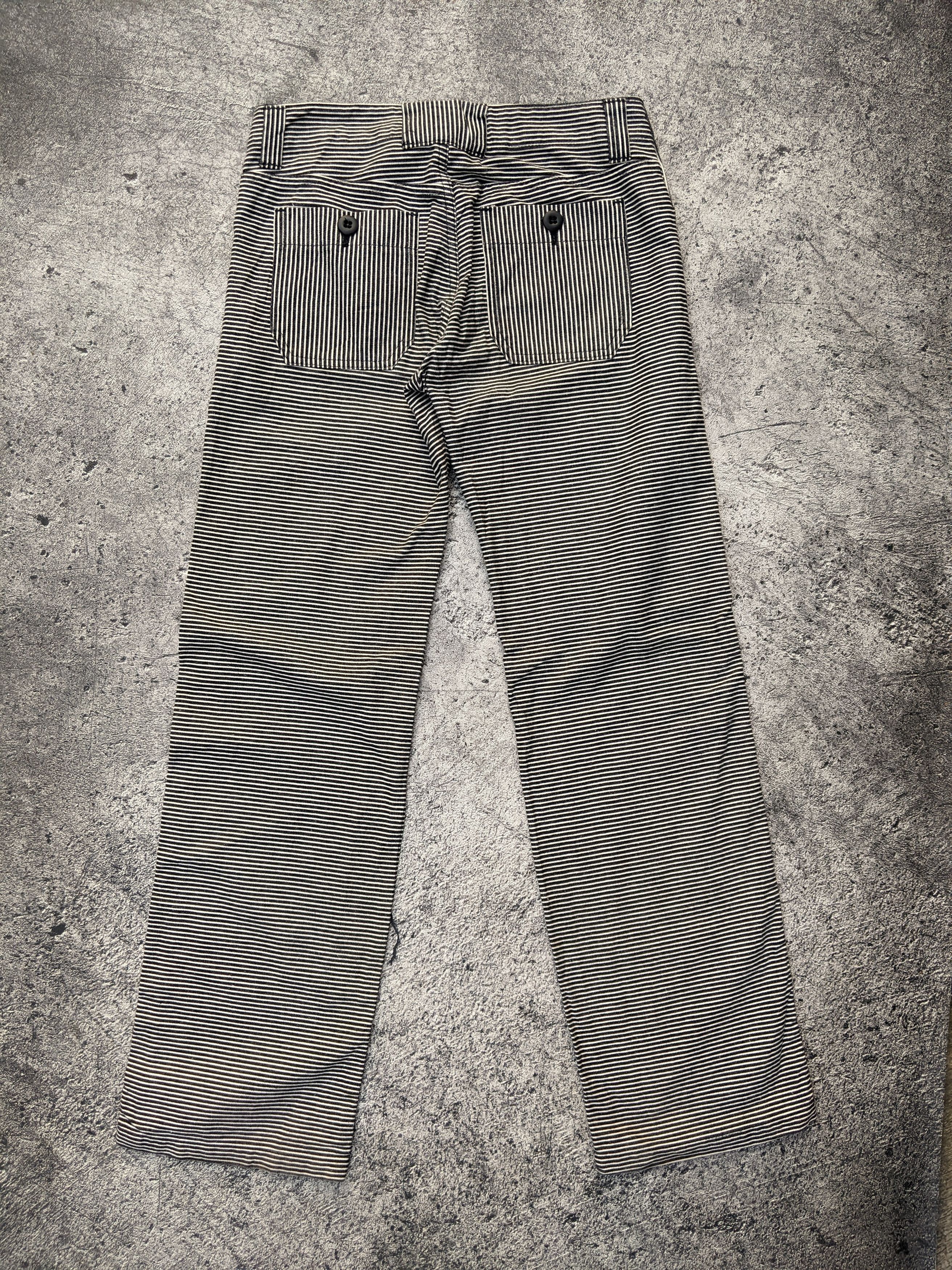 Japanese Brand × Johnbull John Bull Kojima Factory Japan Prisoner Hickory Stripe Pants Size 30" / US 8 / IT 44 - 2 Thumbnail