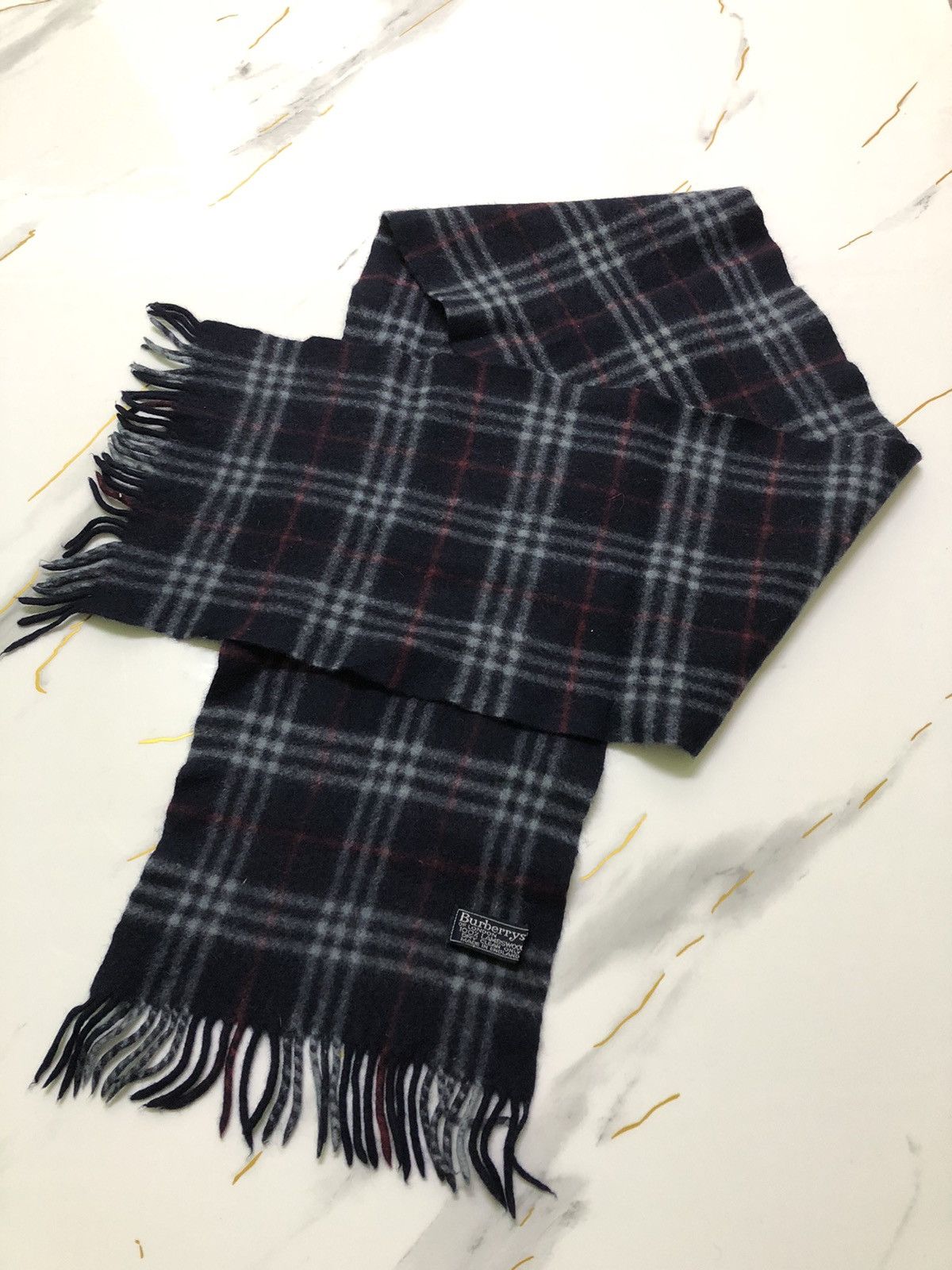Burberry Vintage Burberry Muffler Scarf -(SC0013) Size ONE SIZE - 1 Thumbnail