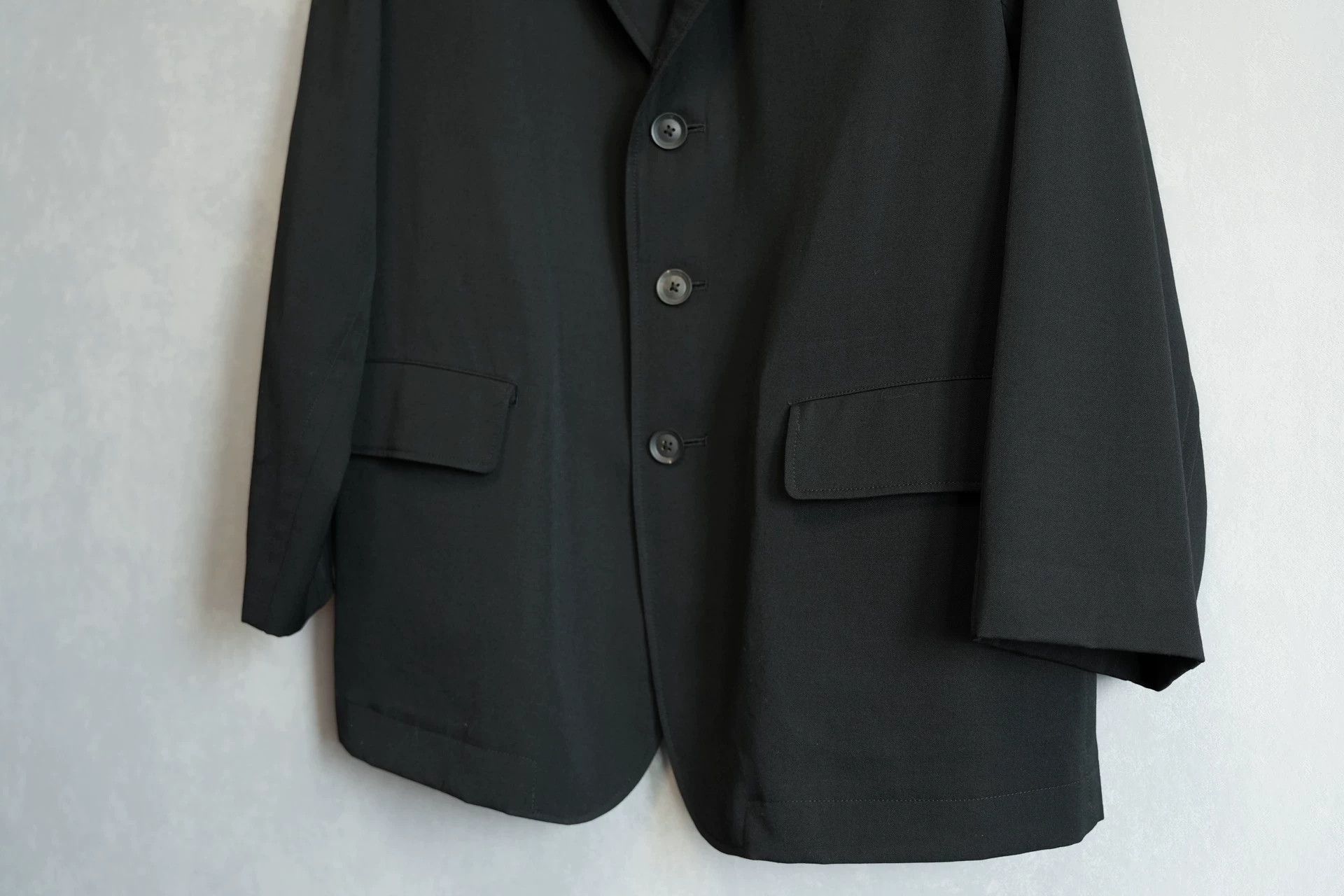 Yohji Yamamoto Yohji Yamamoto 19AW Shoulder Drop Wool Jacket 6B Size US M / EU 48-50 / 2 - 5 Thumbnail