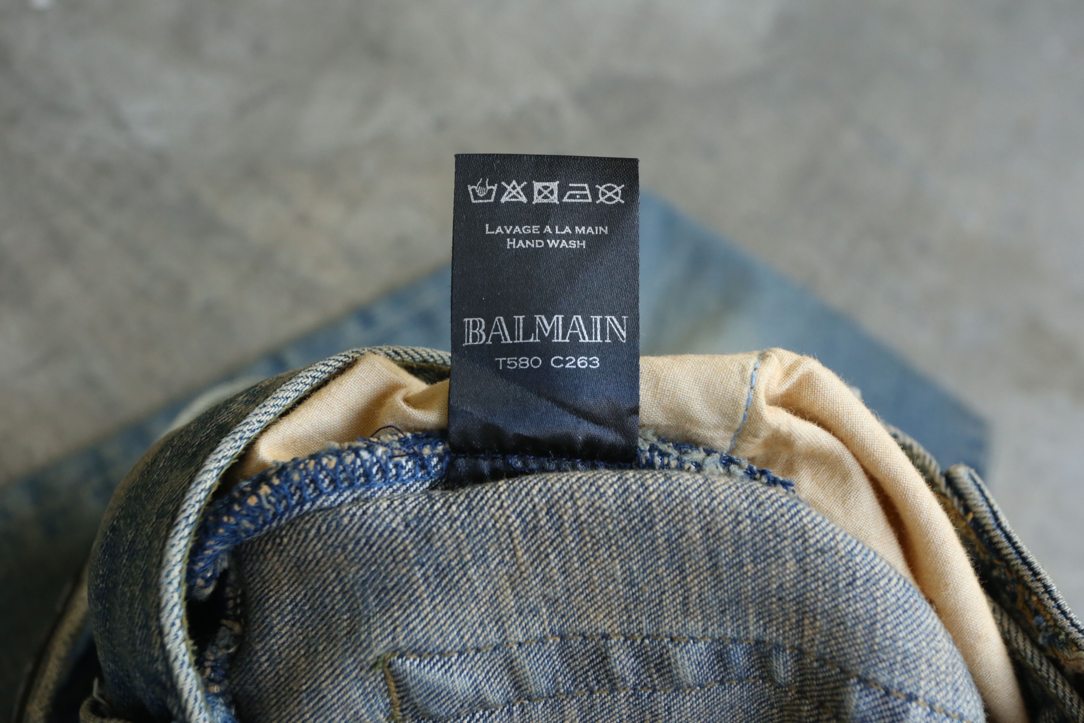 Balmain Balmain - Christophe Decarnin - Denim Biker Jean Size US 30 / EU 46 - 7 Thumbnail
