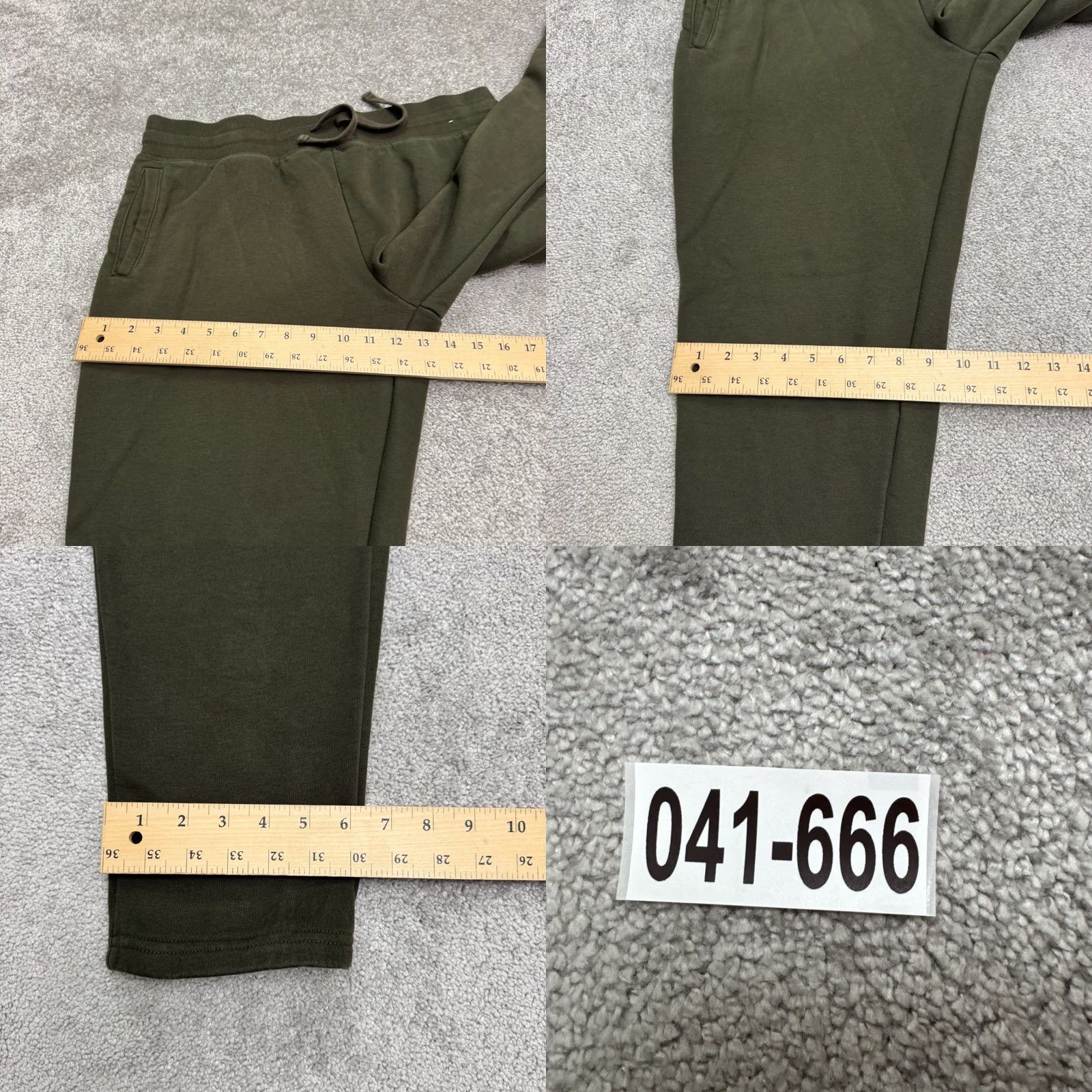 Champion Champion Jogger Sweatpants Mens XL Olive Green Fleece Elastic Waist Activewear Size US 36 / EU 52 - 10 Thumbnail