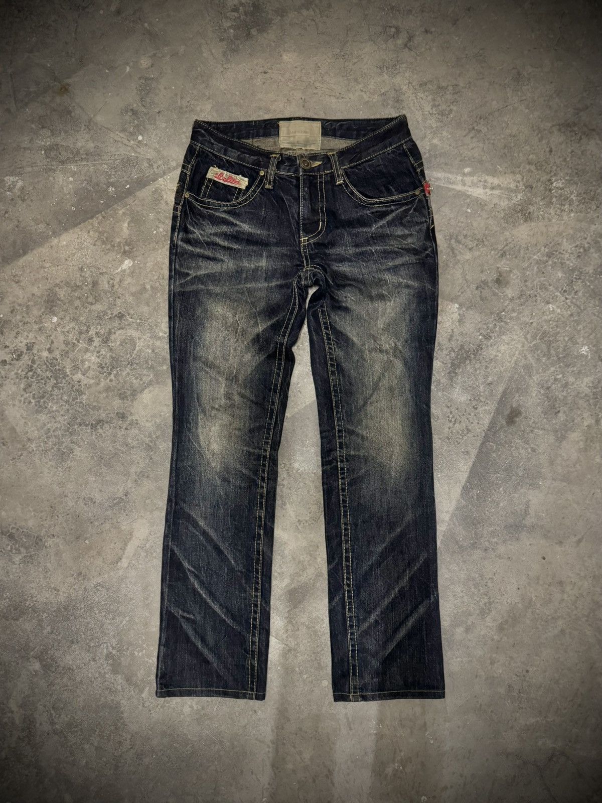 Japanese Brand Rare Lolita Vintage Straight Jeans Size US 29 - 1 Thumbnail