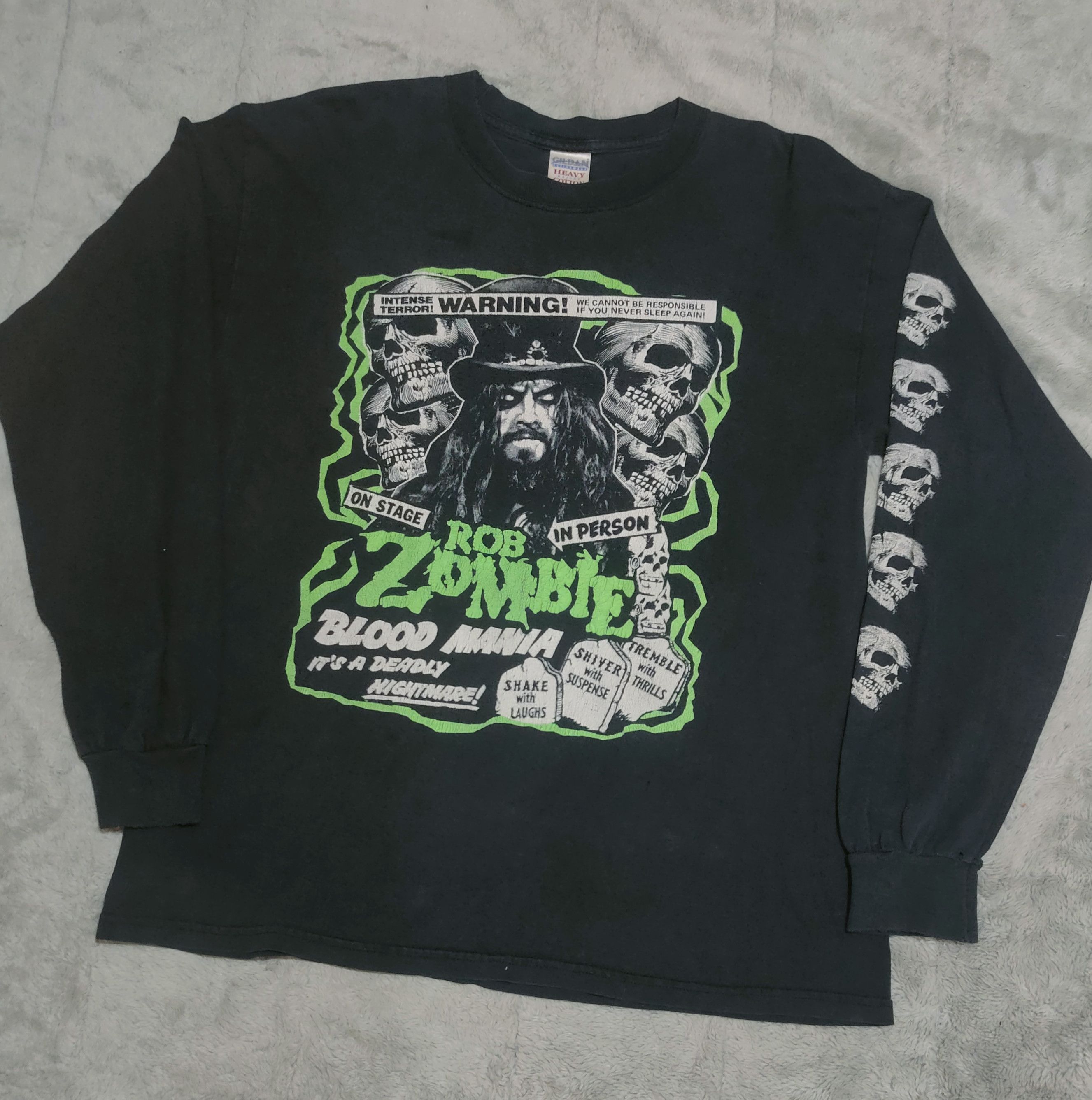 Band Tees Vintage rob zombie long sleeve Size US L / EU 52-54 / 3 - 1 Thumbnail