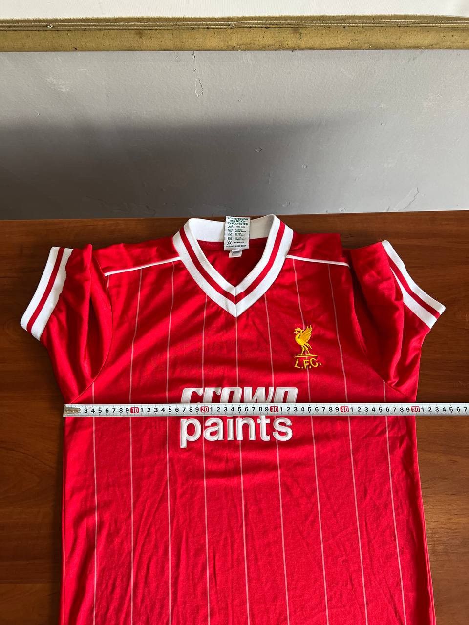 Sports Specialties 1982/83 LIVERPOOL REMAKE SCORE DRAW SOCCER FOOTBALL JERSEY Size US M / EU 48-50 / 2 - 14 Thumbnail