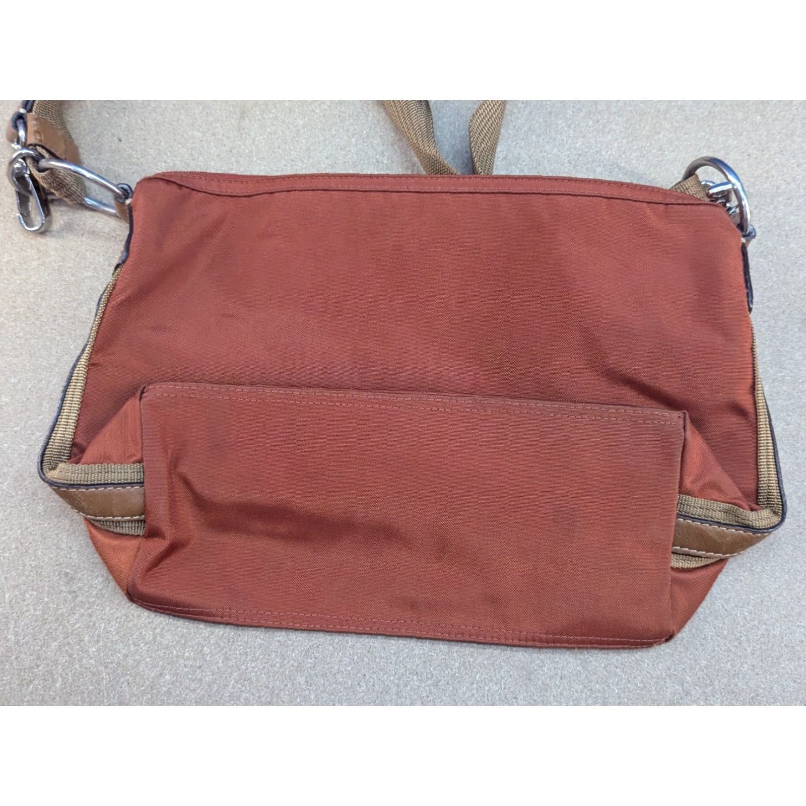 Bogner Bogner Womens Brown Shoulder Hand Bag Ladies Crossbody Bag Medium Brown Polyester Nylon Lining Pockets Handle Zip Vintage? No Size ONE SIZE - 2 Thumbnail