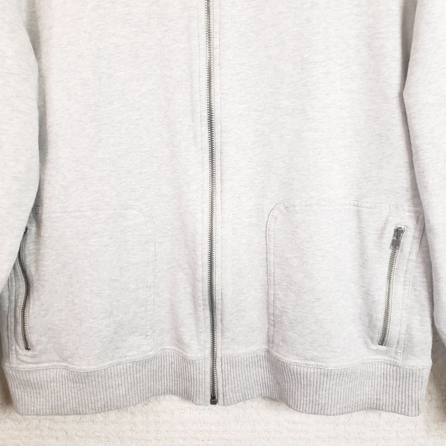 Ralph Lauren Lauren Ralph Lauren Active Jacket Womens XL Gray Jersey Full Zip Mock Collar Jacket Size XL / US 12-14 / IT 48-50 - 7 Thumbnail