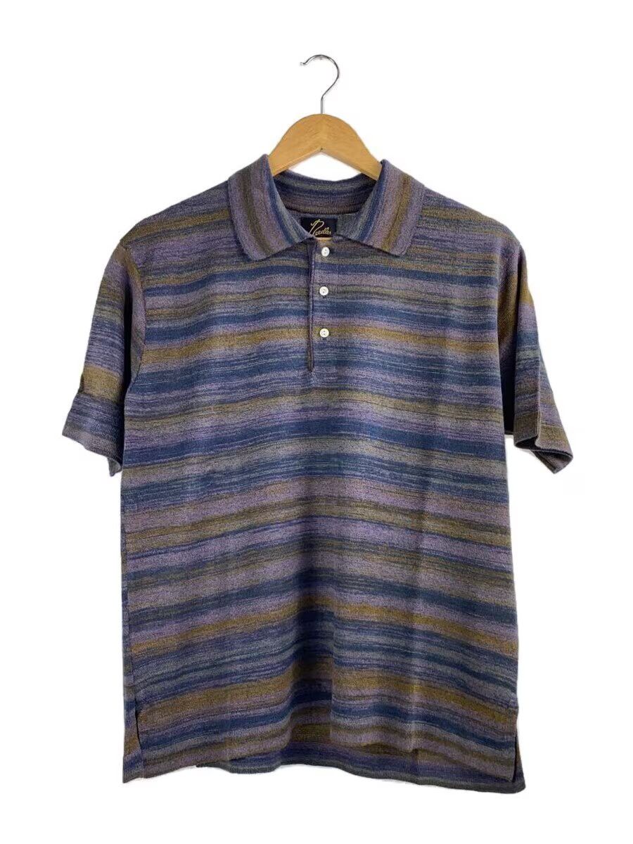 Striped Pattern Polo Shirt