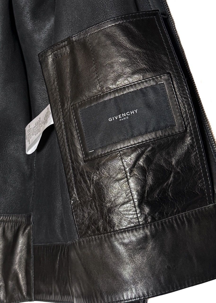 Givenchy Givenchy Brown Lambskin Black Shearling Leather Jacket Size US XL / EU 56 / 4 - 6 Thumbnail