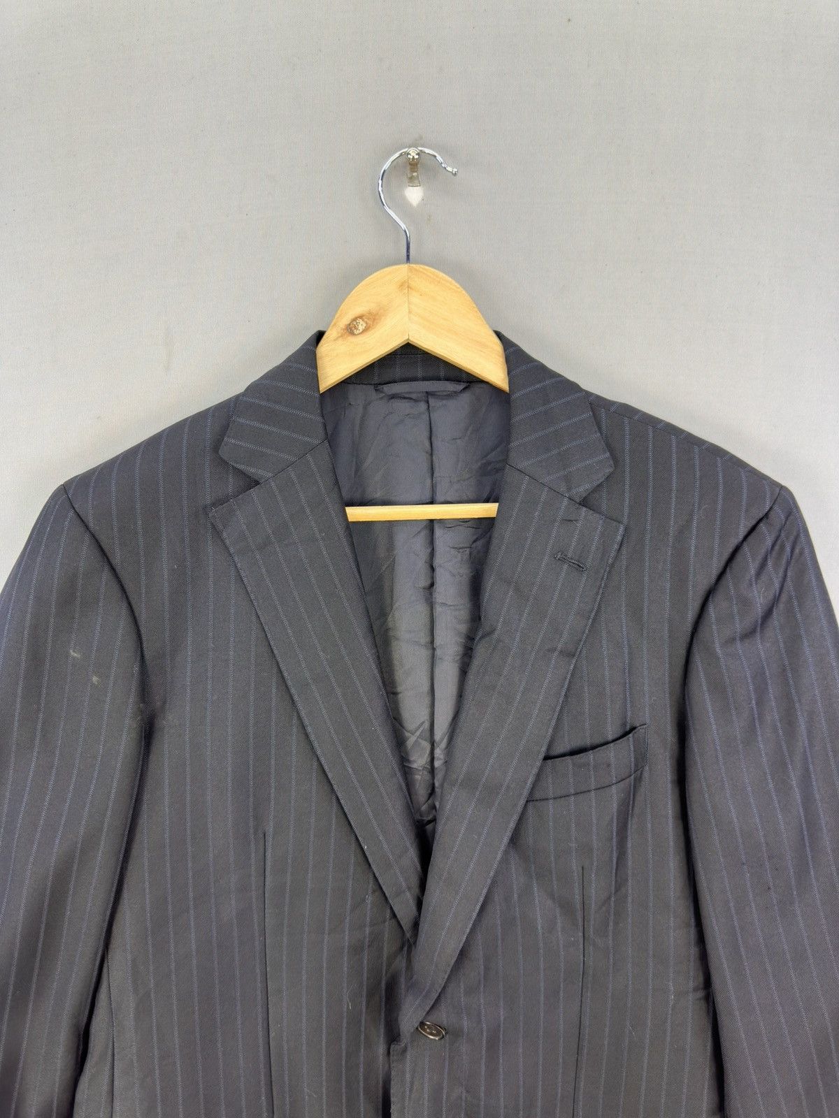 Ermenegildo Zegna Ermenegildo Zegna Pinstripe Coat Jacket Size US M / EU 48-50 / 2 - 7 Thumbnail
