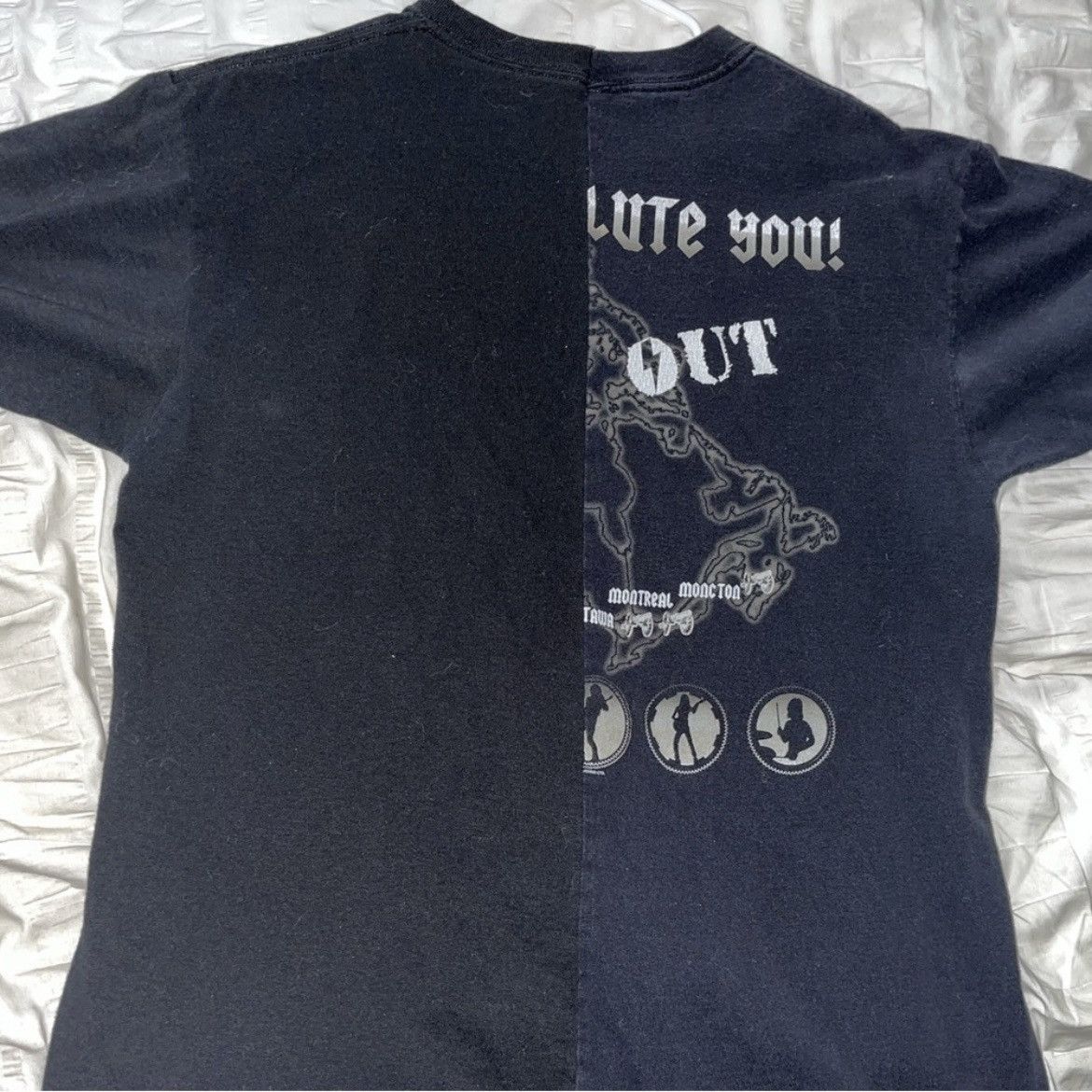 AC/DC × Vintage VINTAGE Reconstructed AC/DC Black Tee Size US L / EU 52-54 / 3 - 2 Thumbnail