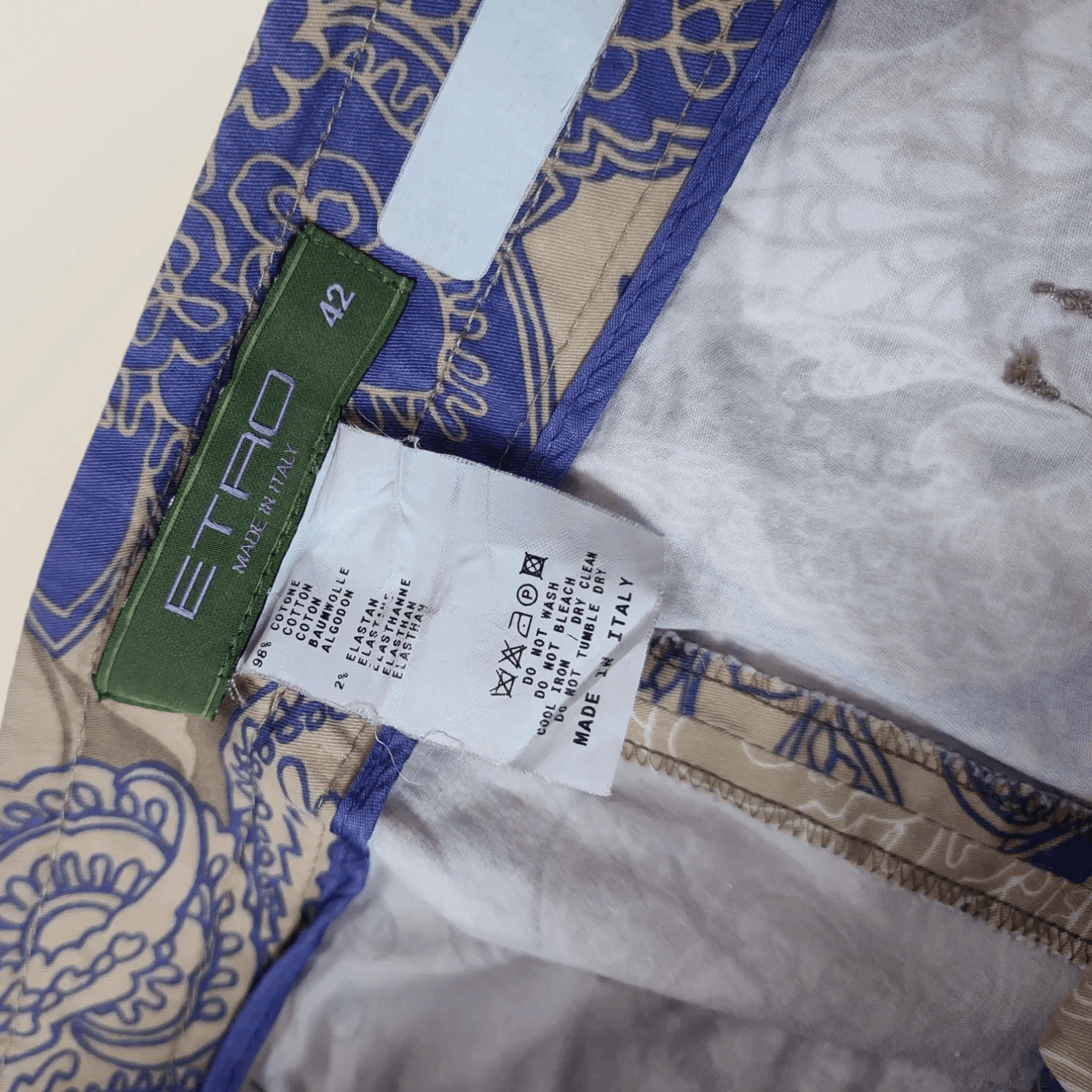 Etro Etro Paisley Trousers Pants Size 28" / US 6 / IT 42 - 8 Thumbnail