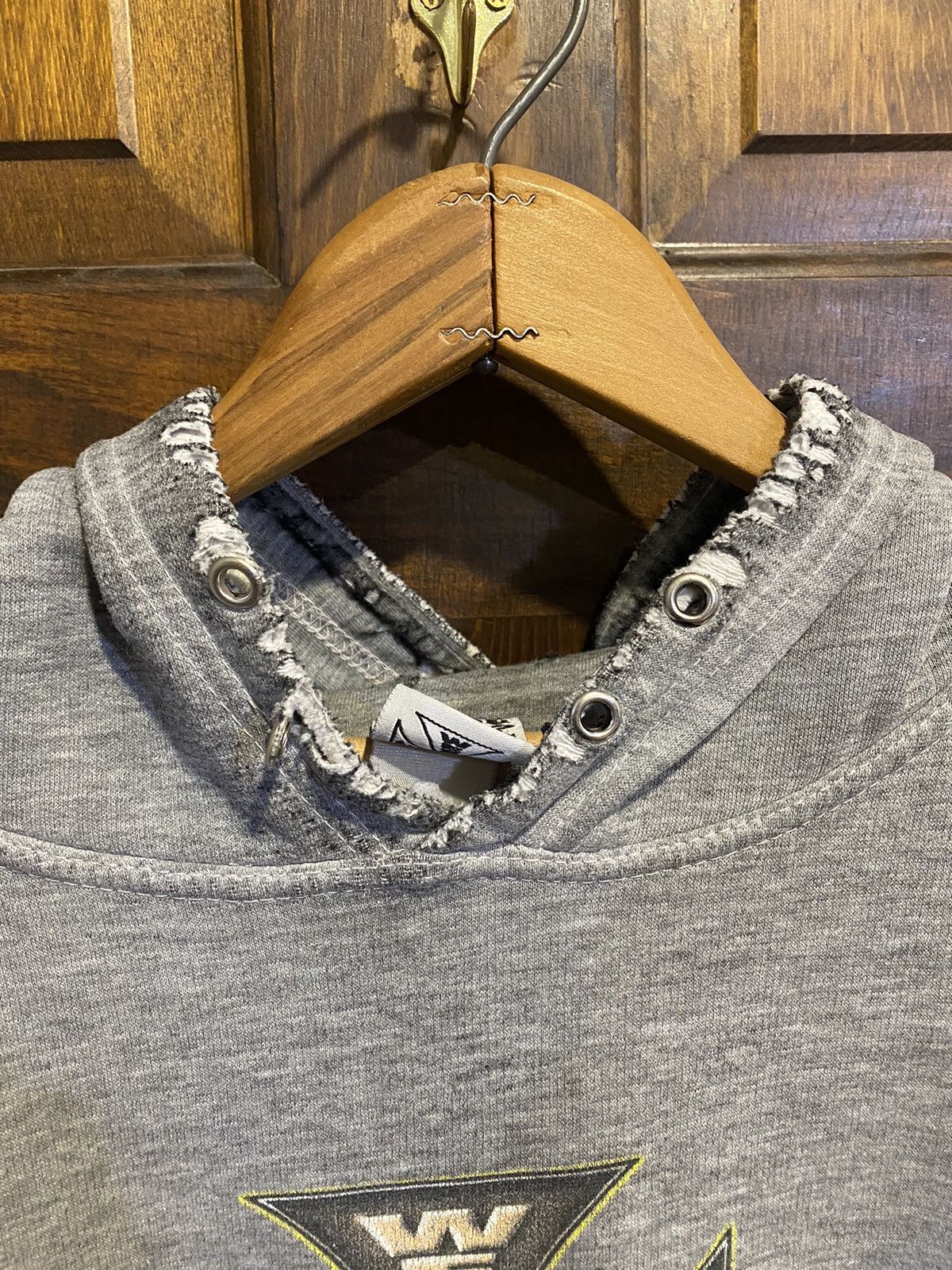 Vintage West Coast Choppers THRASHED 90s Long Beach CA Gray Hoodie Size US L / EU 52-54 / 3 - 5 Thumbnail