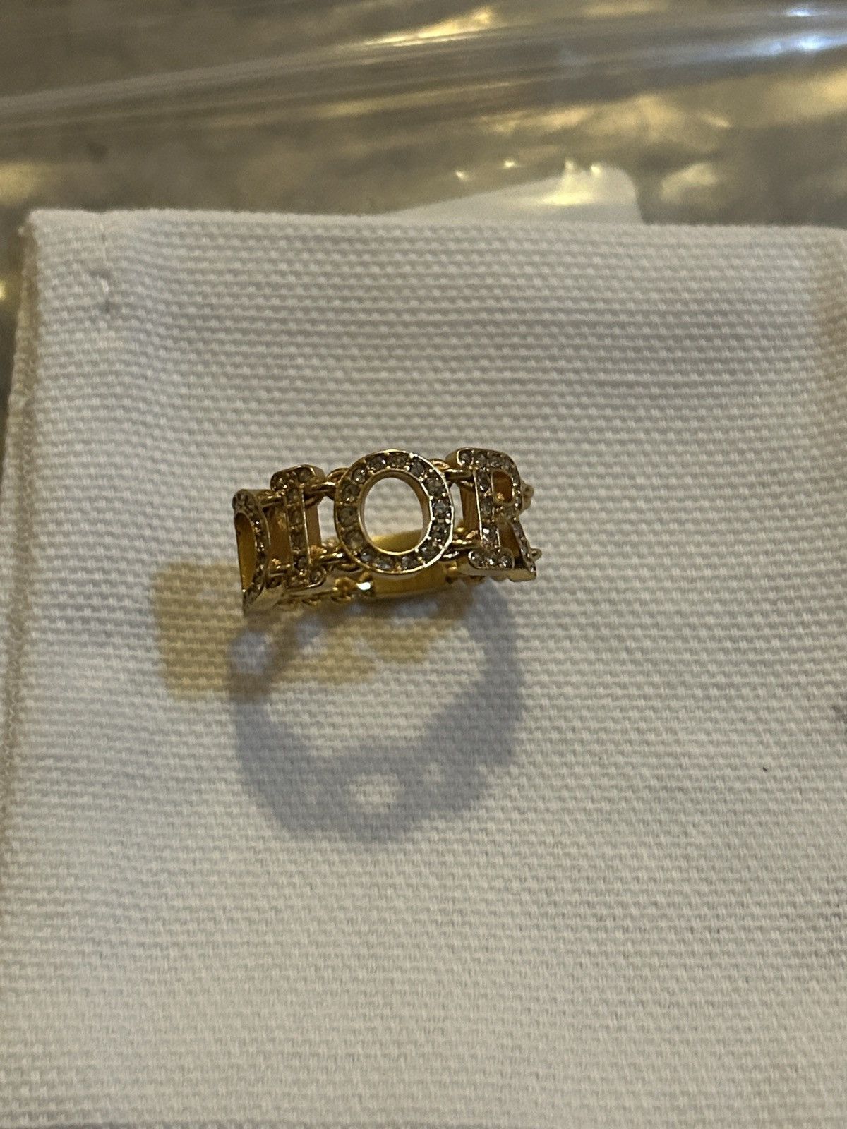 Dior Dior DIO(R)EVOLUTION RING Gold-Finish Metal and Silver-Tone Size ONE SIZE - 2 Thumbnail