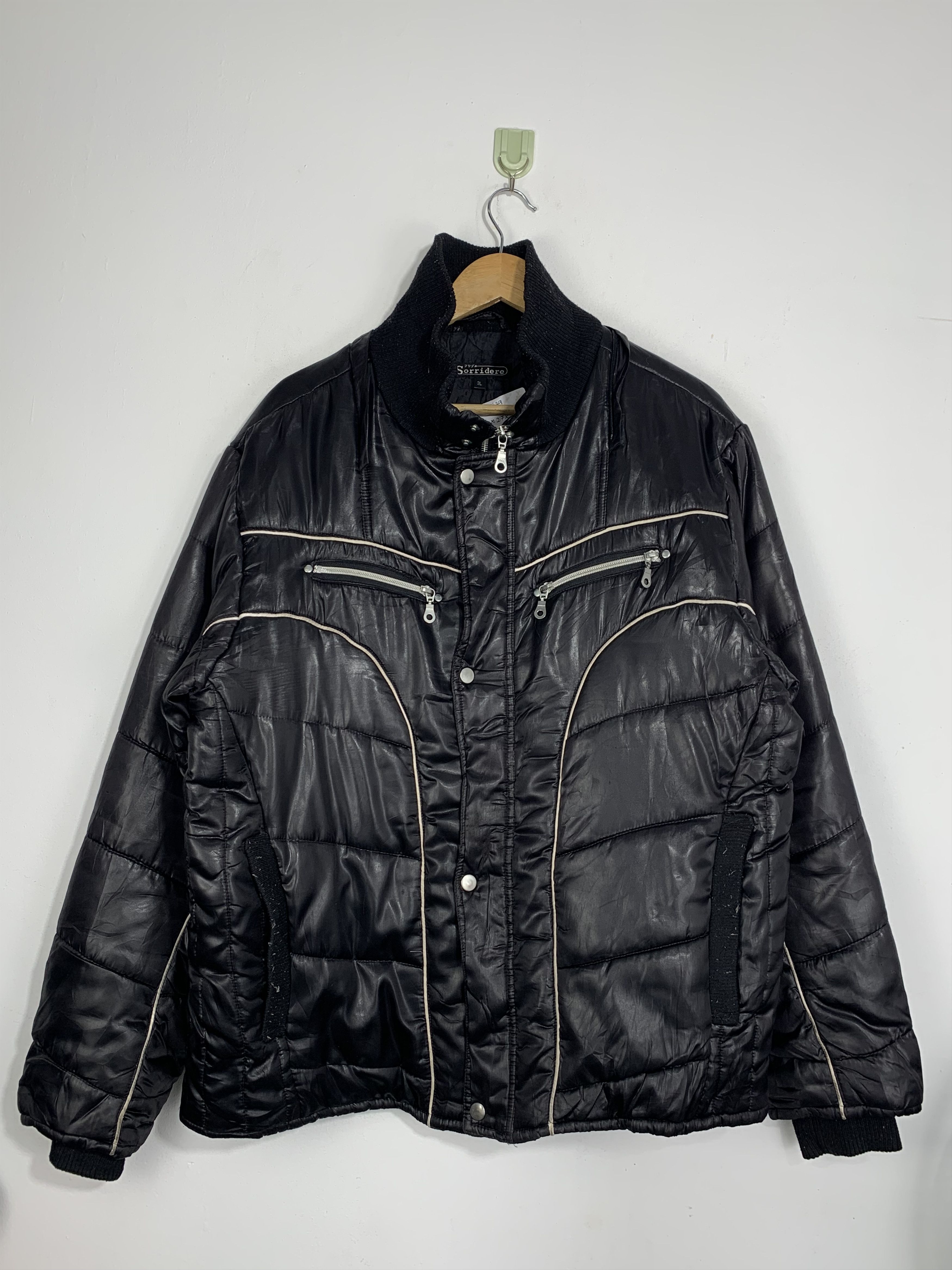 Vintage Sorridere Puffer Jacket Punk Style Jacket J1439