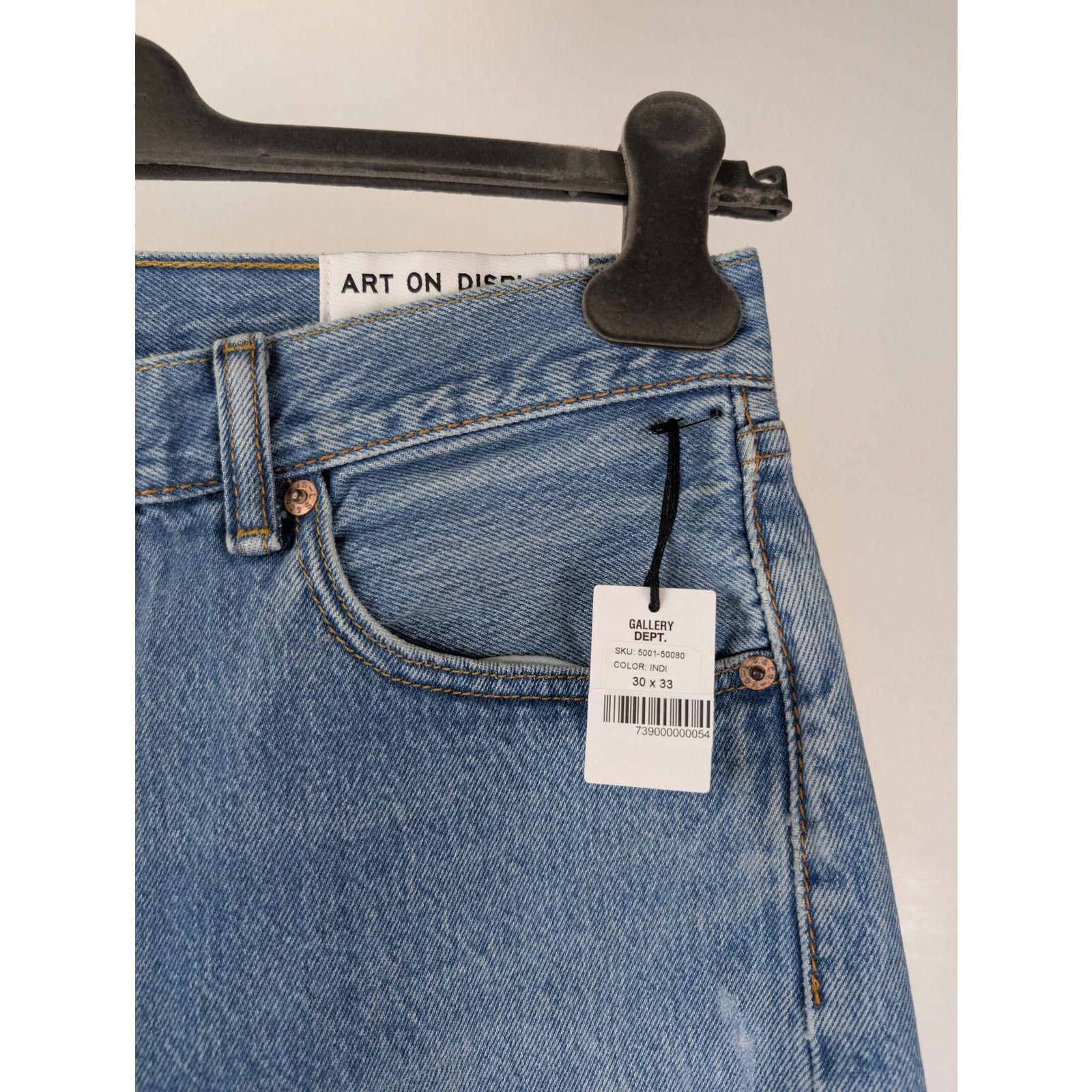 Gallery Dept. o1rshd1 Denim Jean Pants in Indigo Blue Size US 30 / EU 46 - 5 Thumbnail