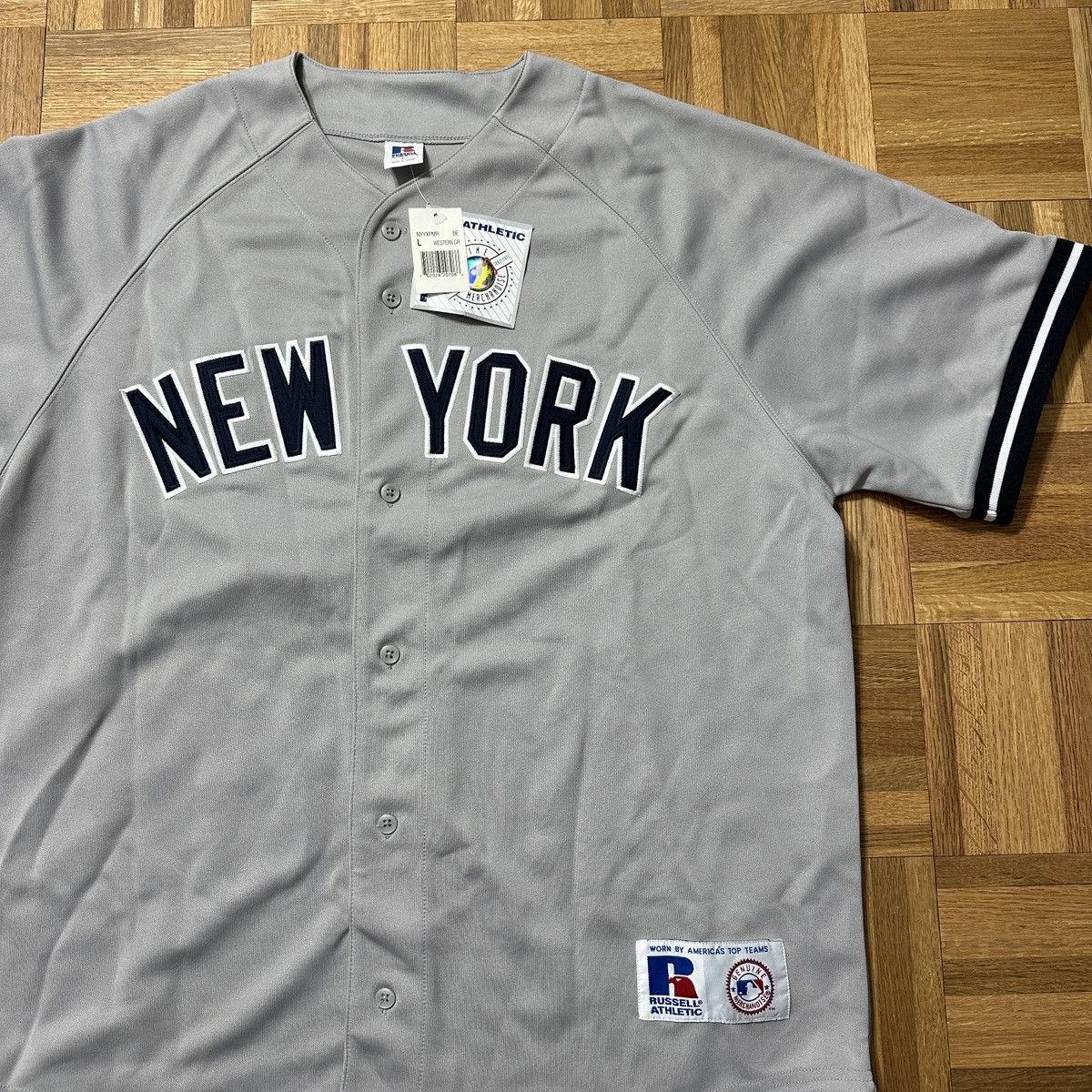 Russell Athletic Vintage New York Yankees Chuck Knoblauch jersey Size US L / EU 52-54 / 3 - 3 Thumbnail
