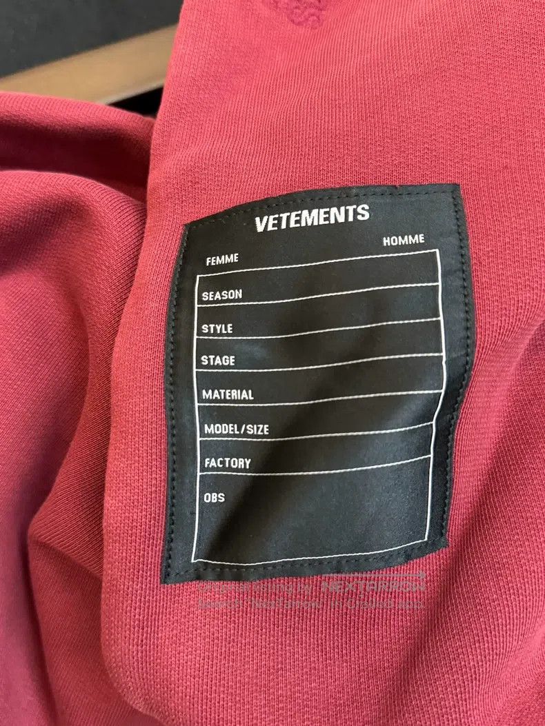 Vetements Vetements Hoodie Size US S / EU 44-46 / 1 - 9 Thumbnail