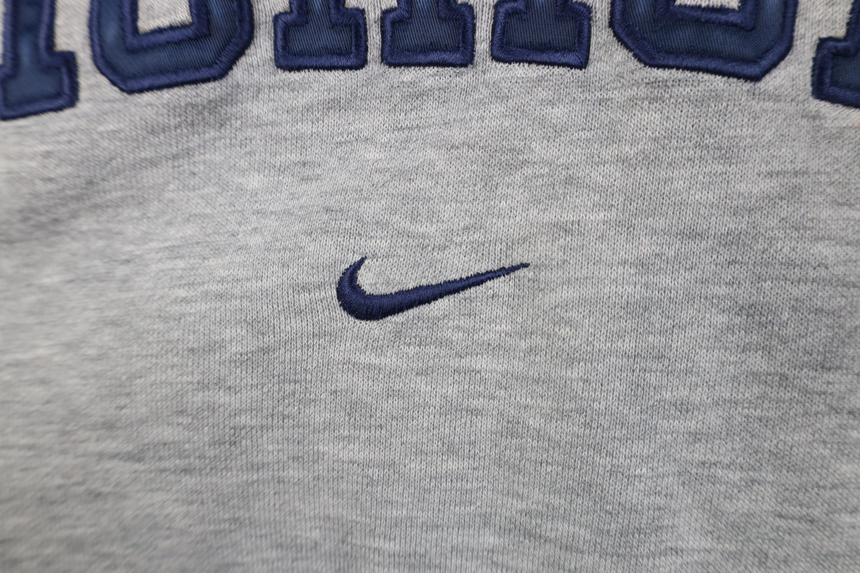 Nike Vintage Nike Swoosh University of Michigan Hoodie Gray Size US M / EU 48-50 / 2 - 8 Thumbnail