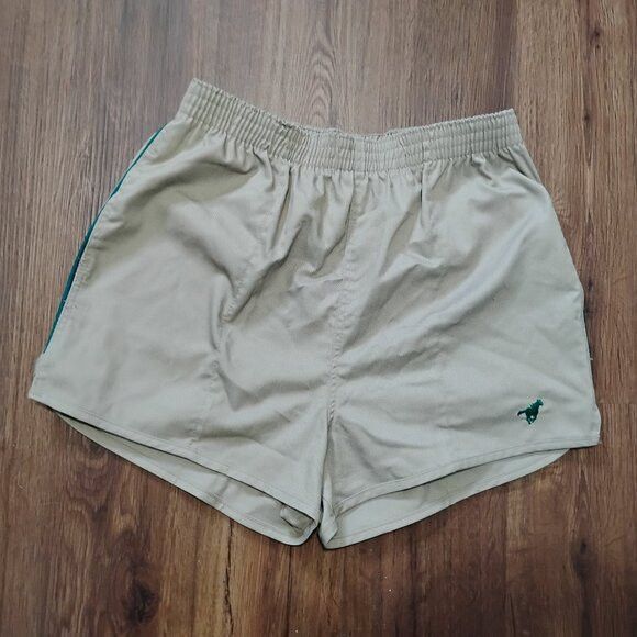 Wrangler Vintage 80s Wrangler Striped Khaki Shorts Size 30" / US 8 / IT 44 - 1 Thumbnail