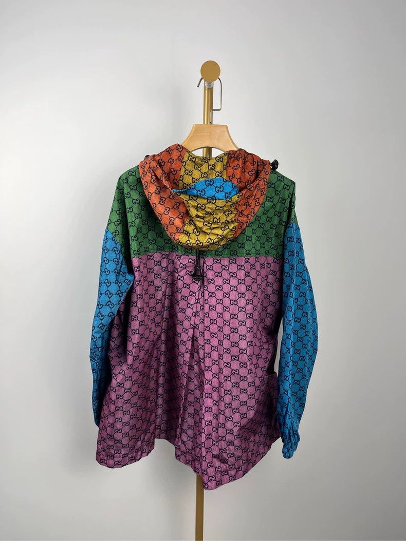 Gucci Gucci Size 38 Full printed logo stitching hooded jacket 25 Size US XS / EU 42 / 0 - 2 Thumbnail