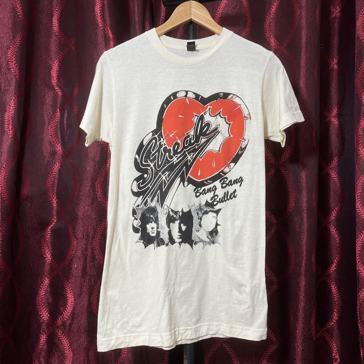 Band Tees × Tultex Streak Bang Bang Bullet Tshirt Size US S / EU 44-46 / 1 - 1 Thumbnail