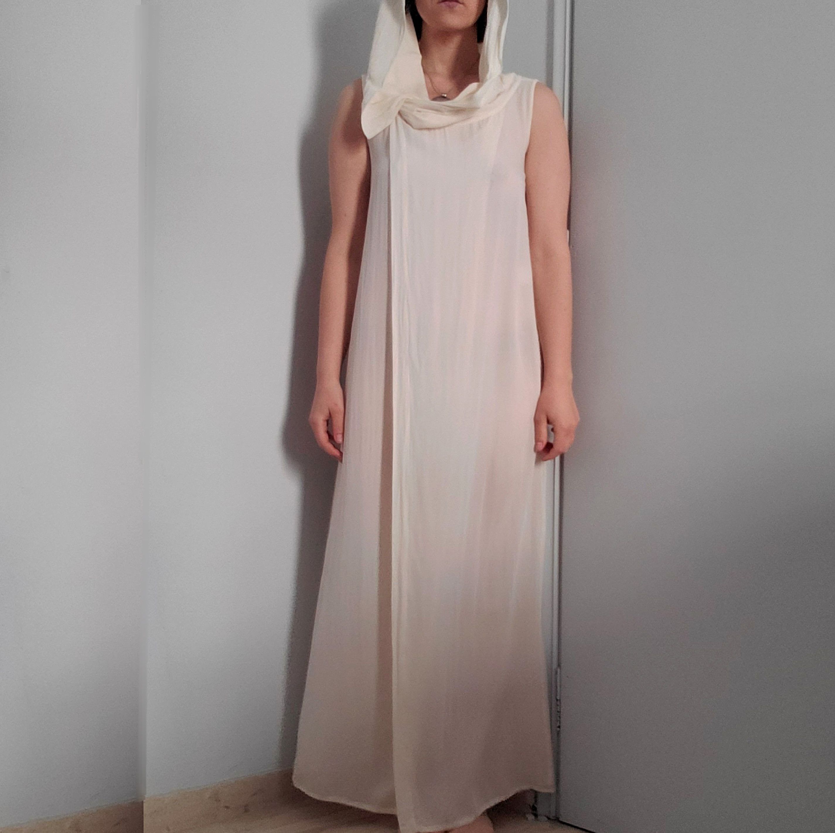plein sud Plein Sud vintage late 00s 2010s silk hooded tunic dress Size M / US 6-8 / IT 42-44 - 3 Thumbnail