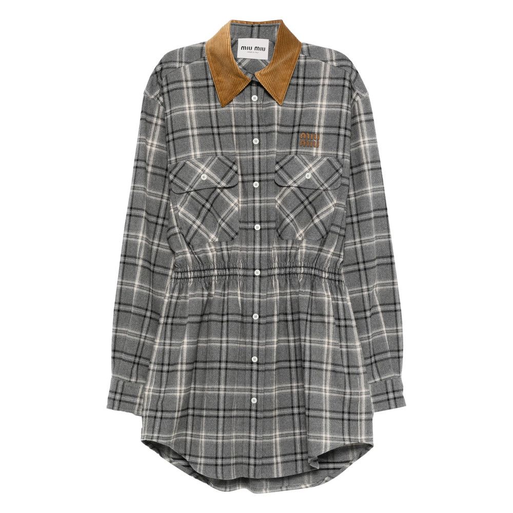 Miu Miu Miu Miu GREY Dresses - Day Dresses Size S / US 4 / IT 40 - 1 Thumbnail