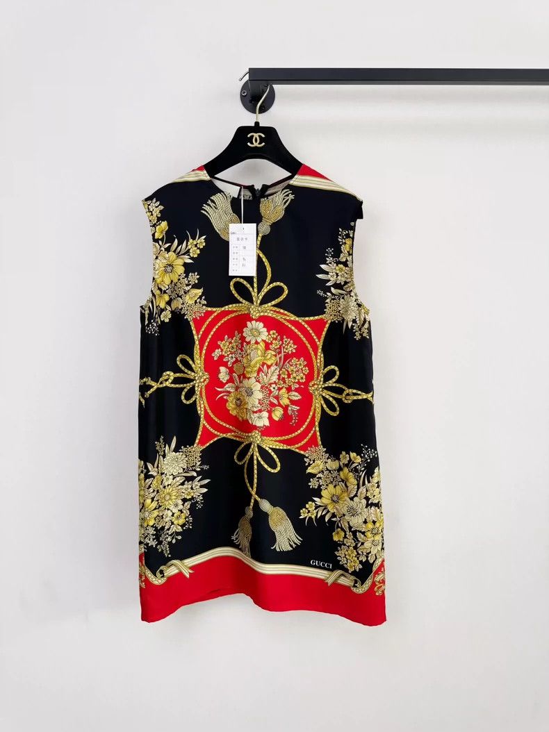 Gucci Gucci Silk dress 2503-Nextarrow Size XS / US 0-2 / IT 36-38 - 2 Thumbnail