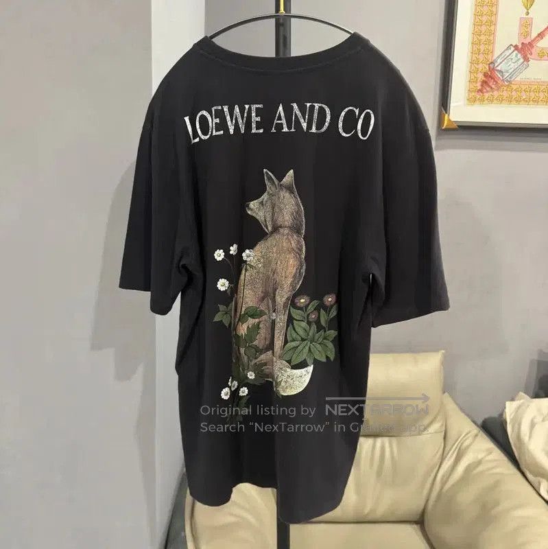 Loewe Loewe Black Cotton Women's T-Shirt . Size L / US 10 / IT 46 - 2 Thumbnail