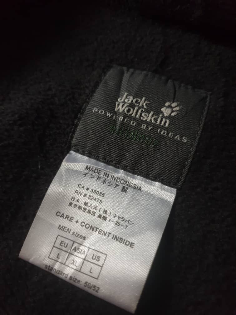Jack Wolfskin Jack Wolfskin black colour fleece Sweater Size US XL / EU 56 / 4 - 2 Thumbnail