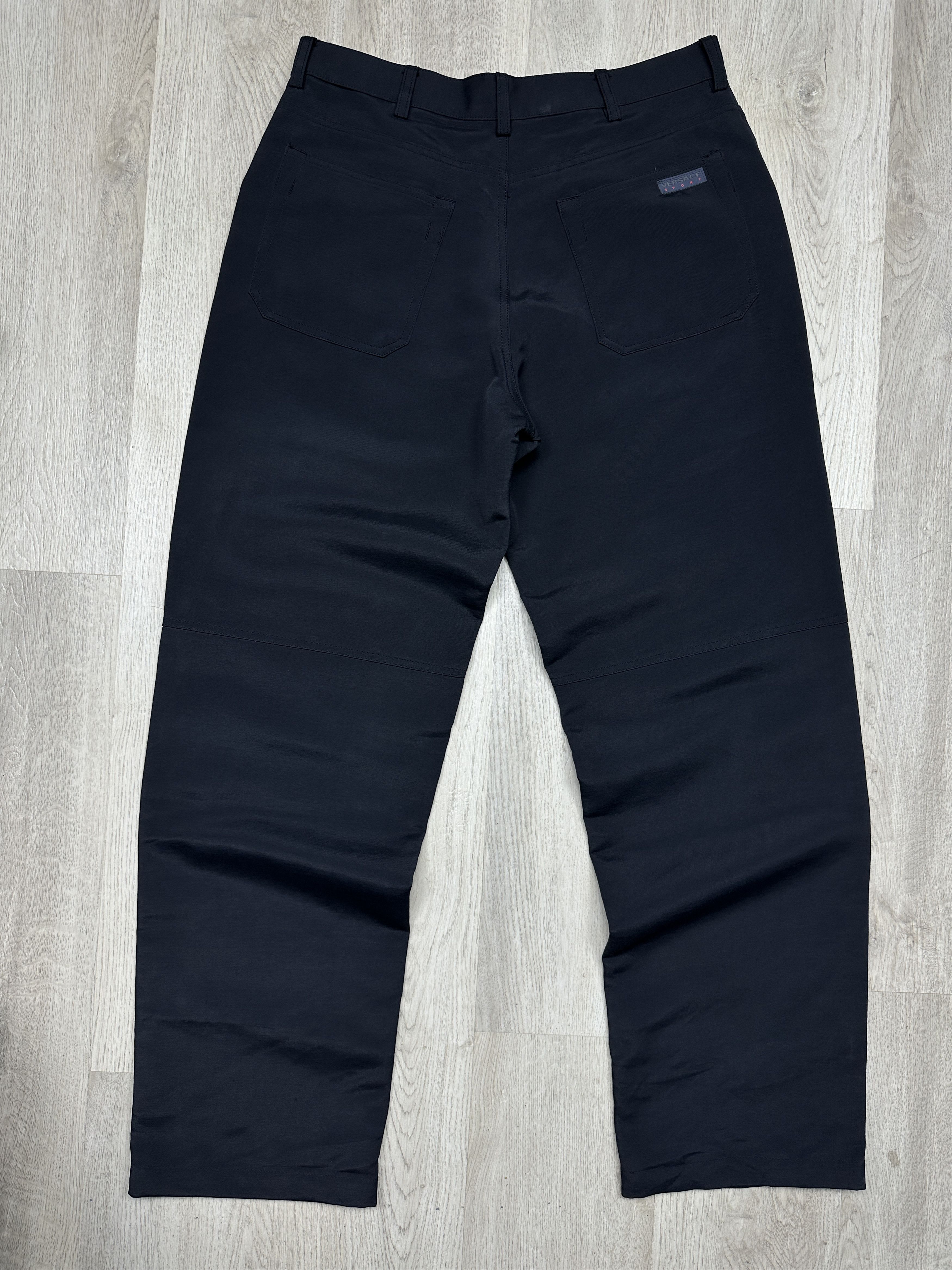 Versace Versace Sport 90s Vintage Mens Nylon Double Knee Pants Size US 34 / EU 50 - 5 Thumbnail