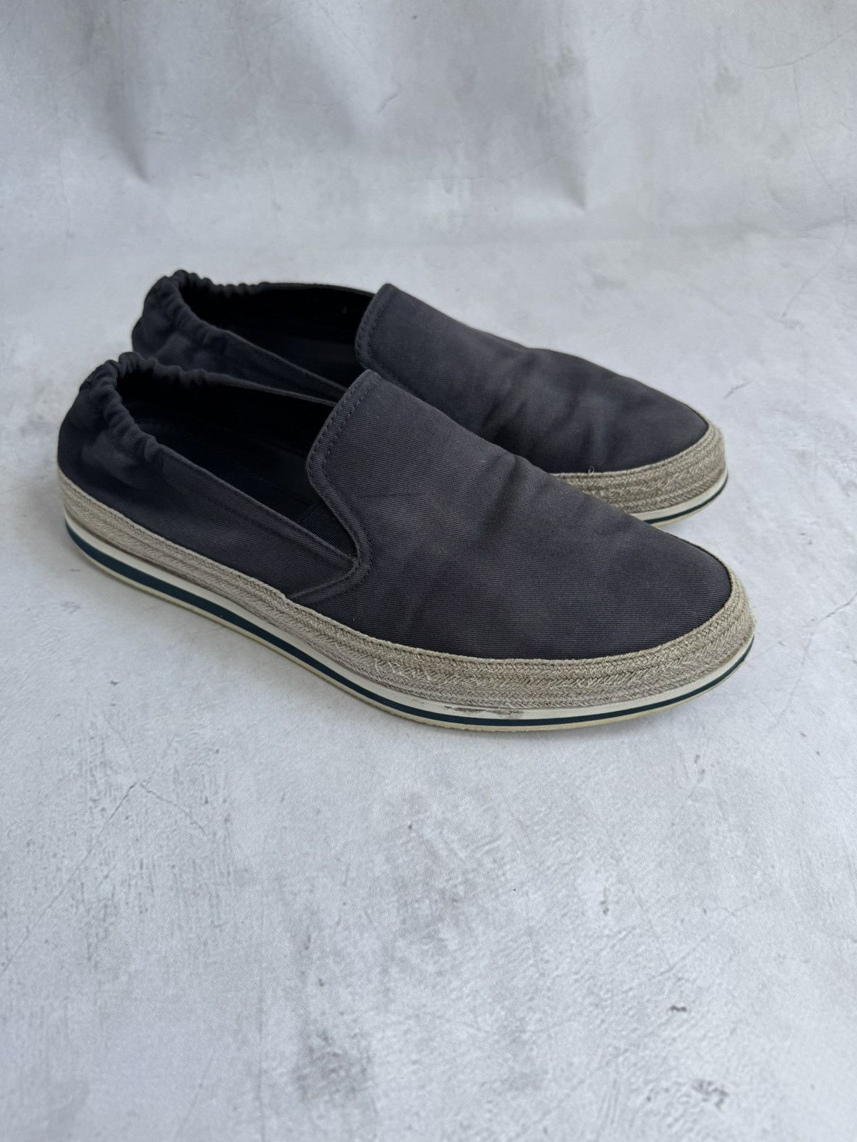 Prada Prada Loafers Blue Casual Shoes Men Size US 7.5 / EU 40-41 - 16 Thumbnail