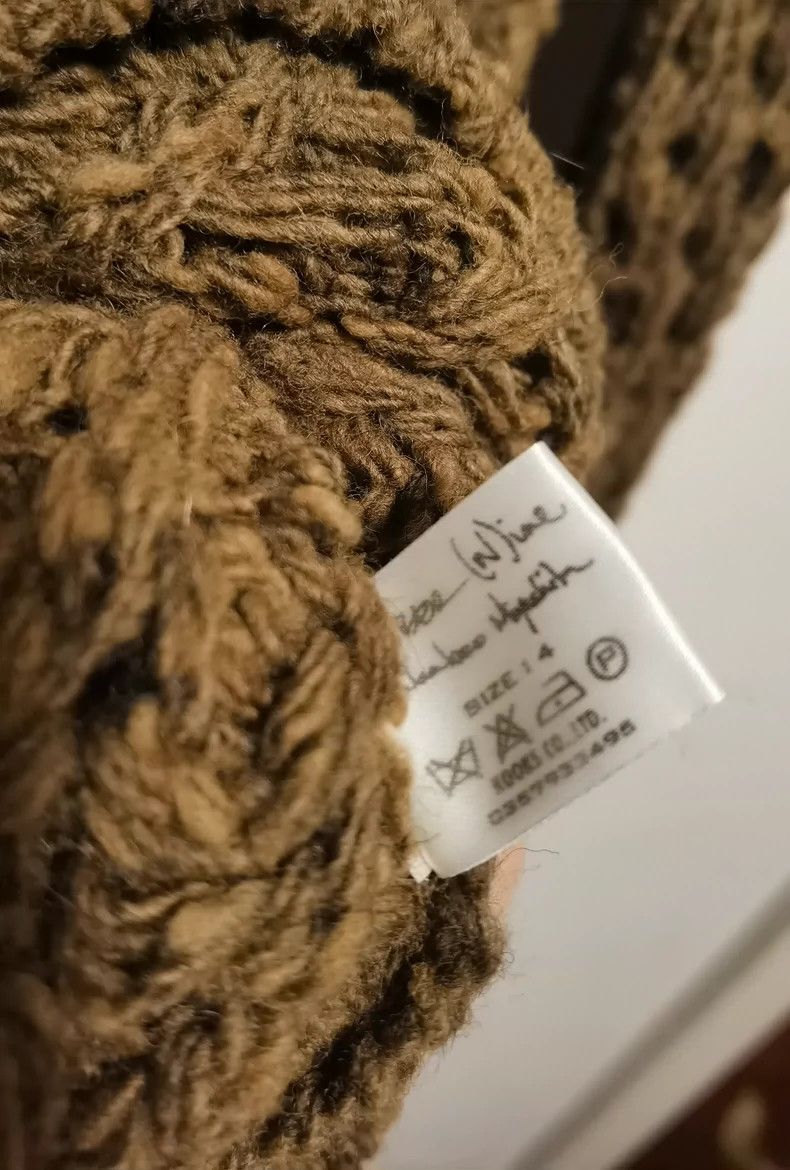 Number (N)ine Number (N)ine 04aw wool knitted cardigan sweater hollow cat Size US XL / EU 56 / 4 - 8 Thumbnail