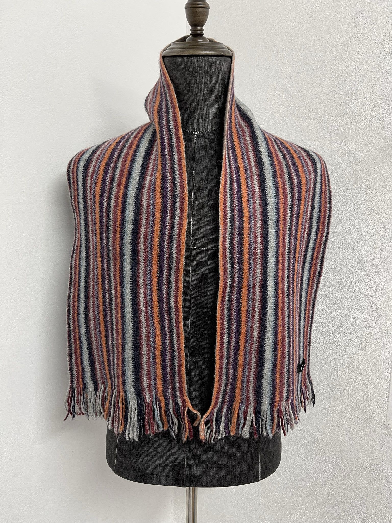 Vintage Vintage Elle Homme Scarf / Muffler - 6014 Size ONE SIZE - 2 Thumbnail