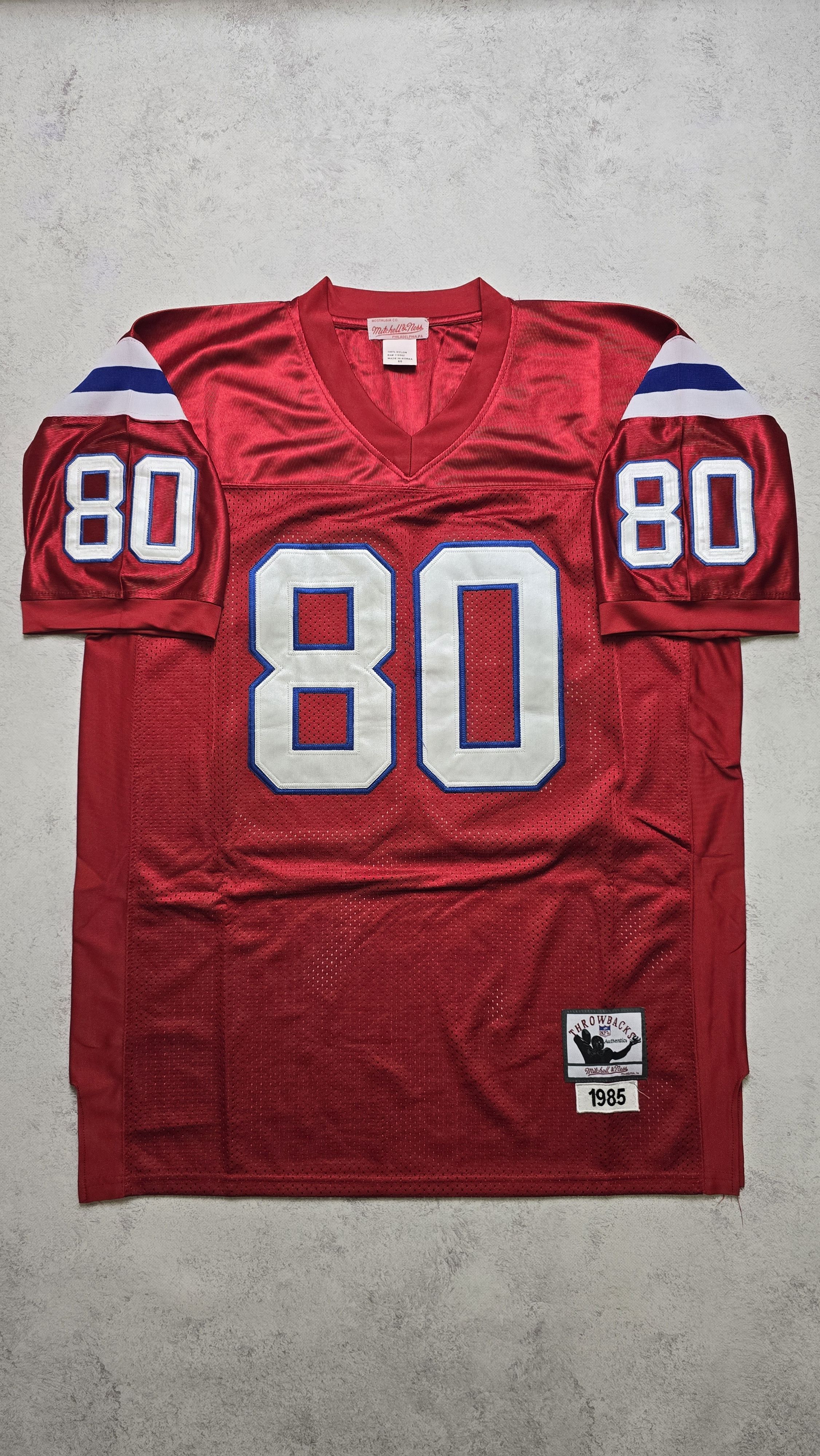 Mitchell & Ness Patriots Irving Fryar 1985 Throwback Stitched Jersey Size 50 Size US L / EU 52-54 / 3 - 2 Thumbnail