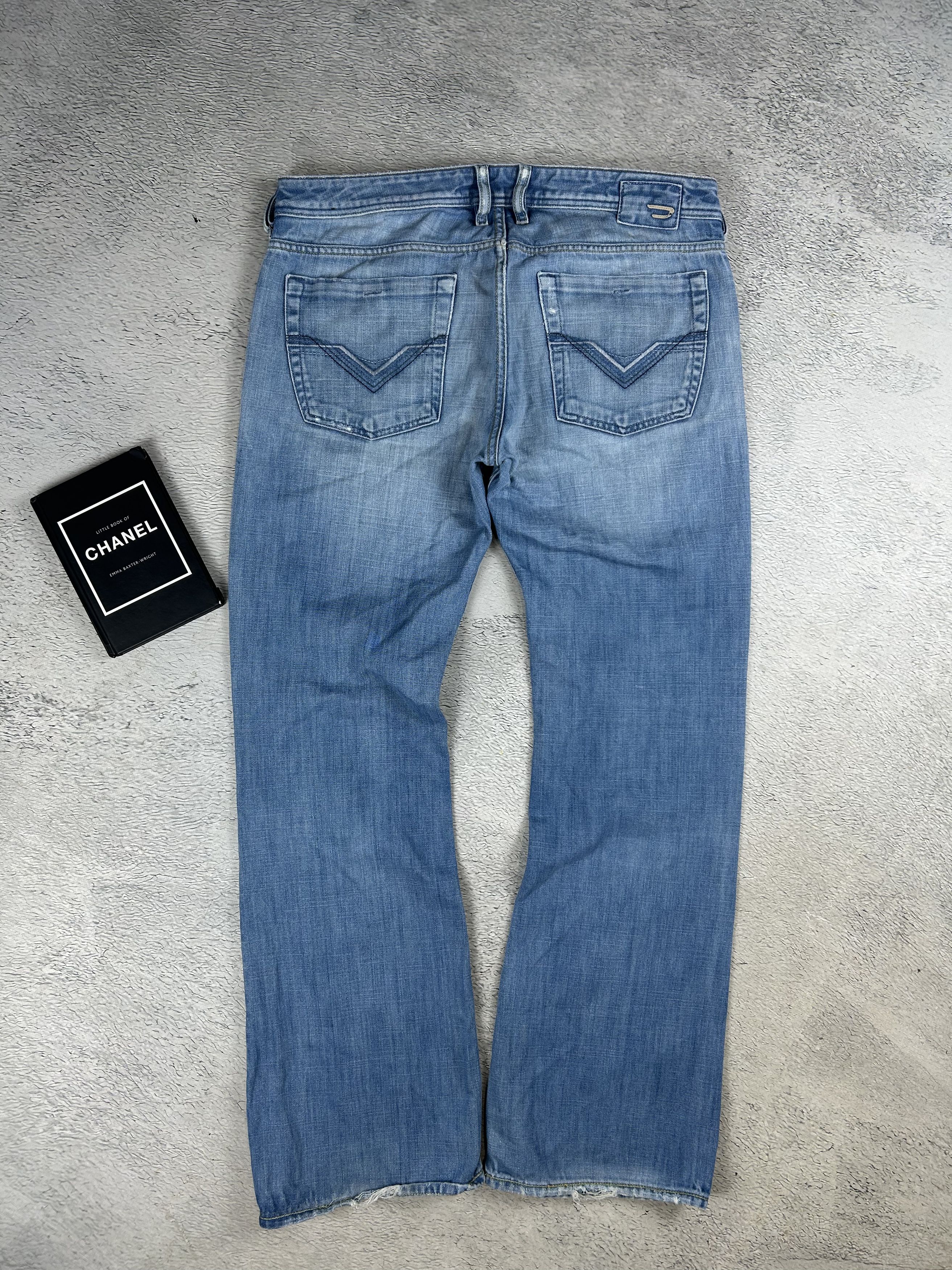 Diesel × Vintage Vintage DIESEL jeans Straight Riped Streetwear Men's Size US 36 / EU 52 - 6 Thumbnail