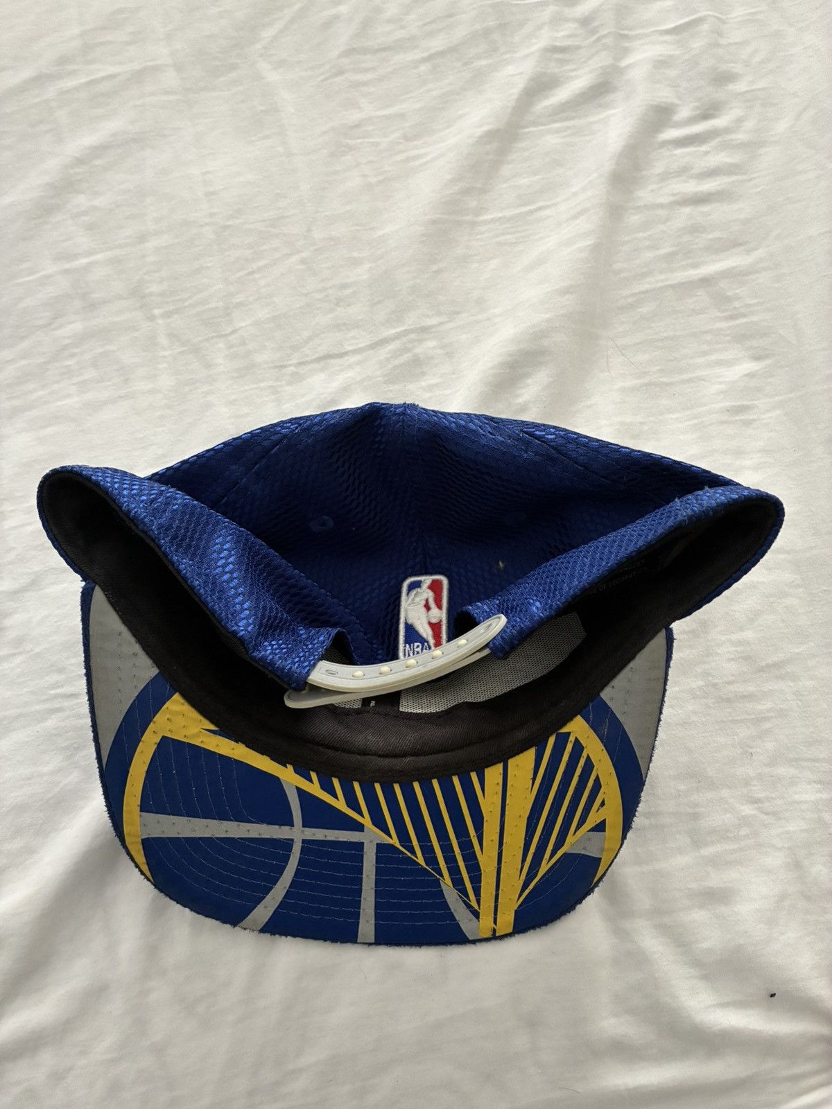 New Era Golden State Warriors blue NBA hat Size ONE SIZE - 4 Thumbnail